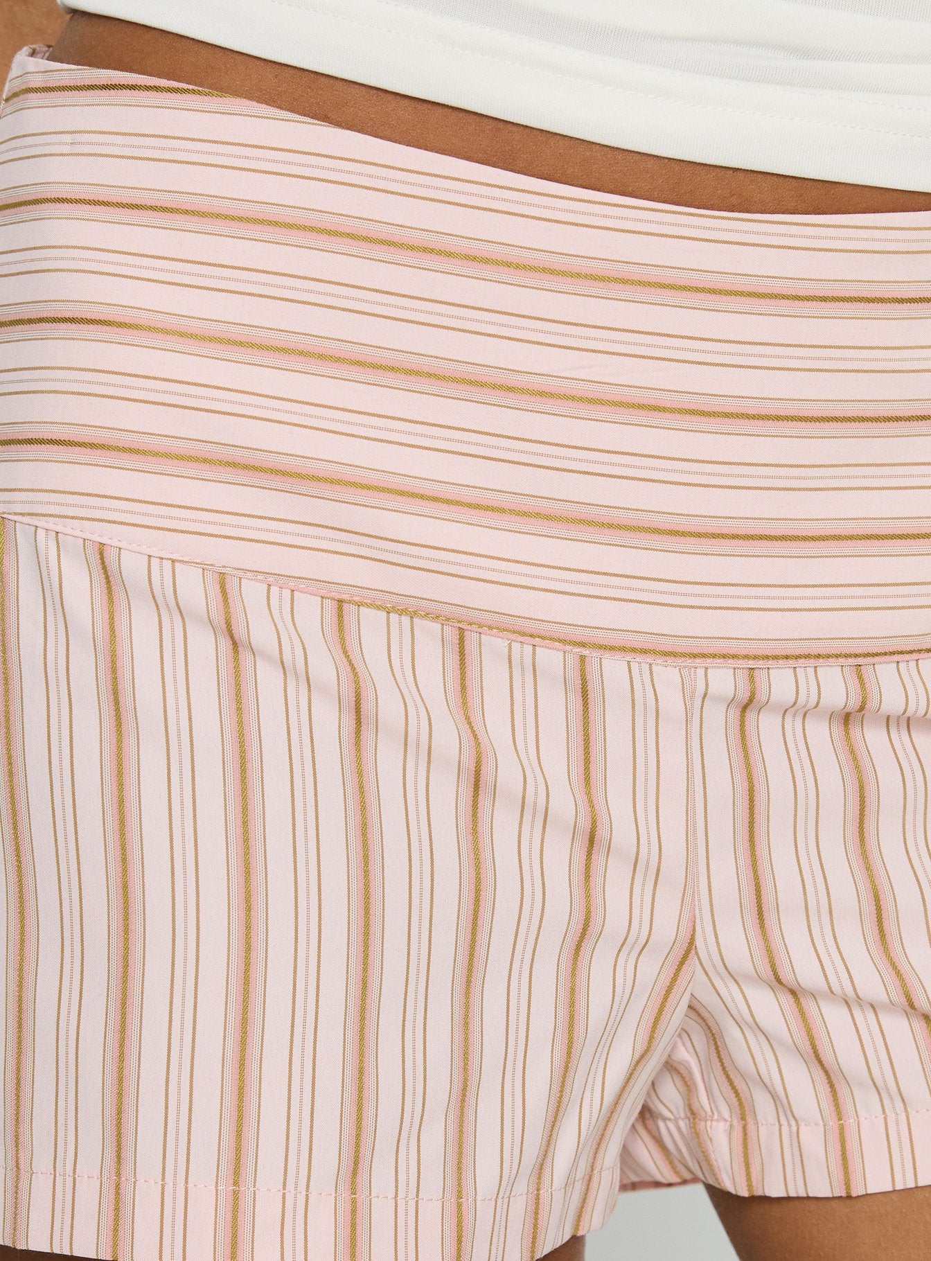 Clariel Mini Shorts Pink Stripe - Image 6