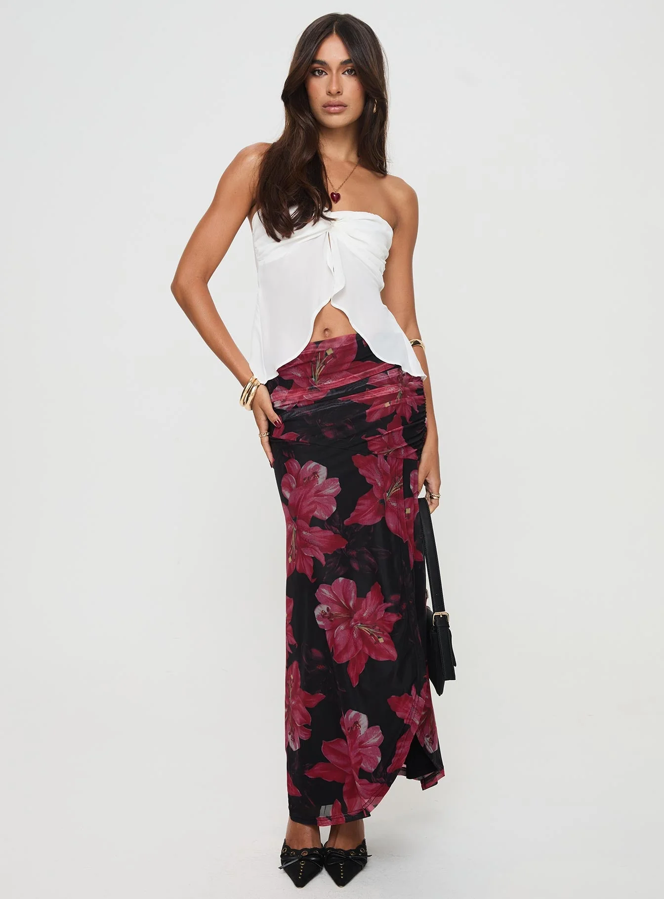 Coleson Strapless Top White - Image 3