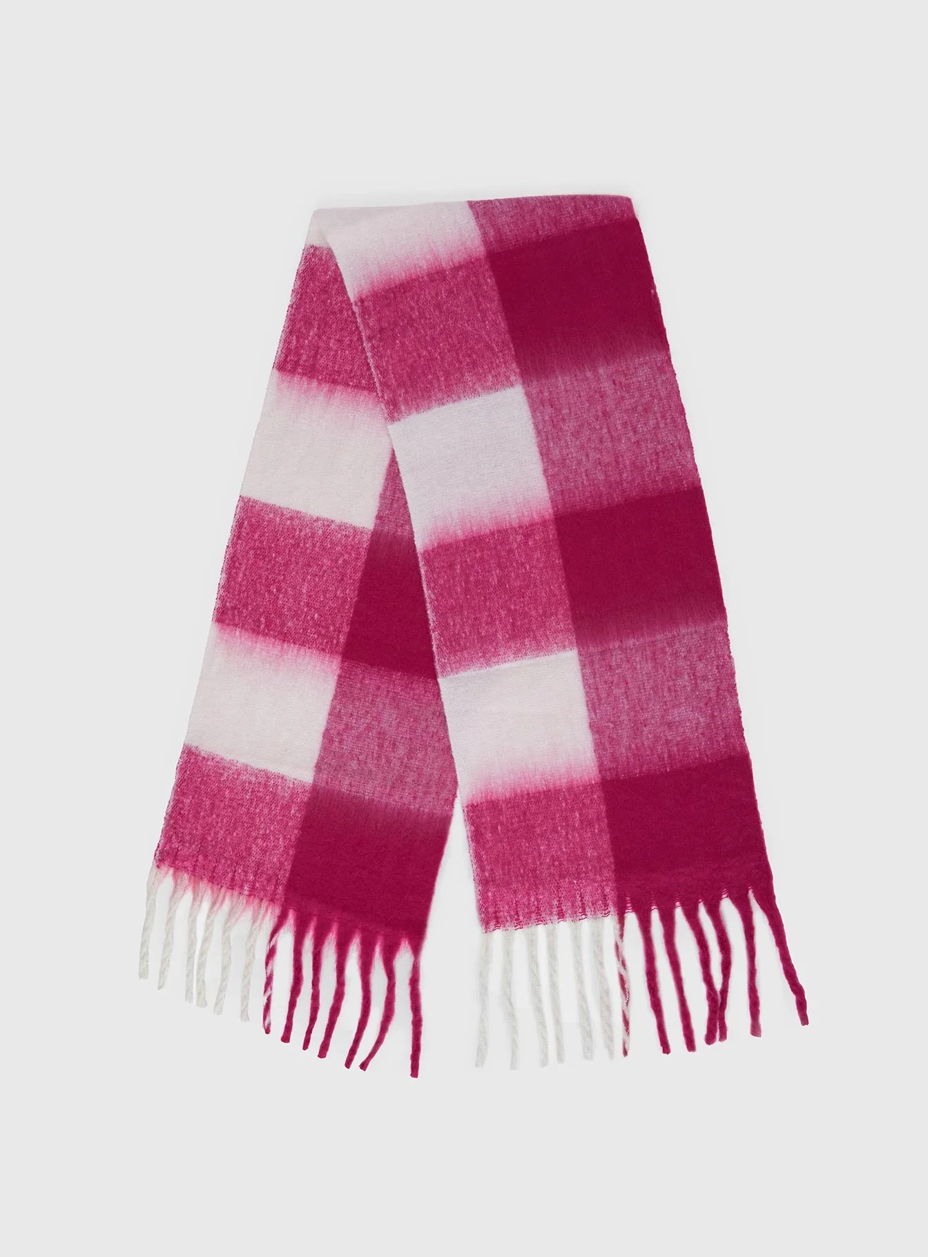 Consideration Scarf Pink Check - Image 2