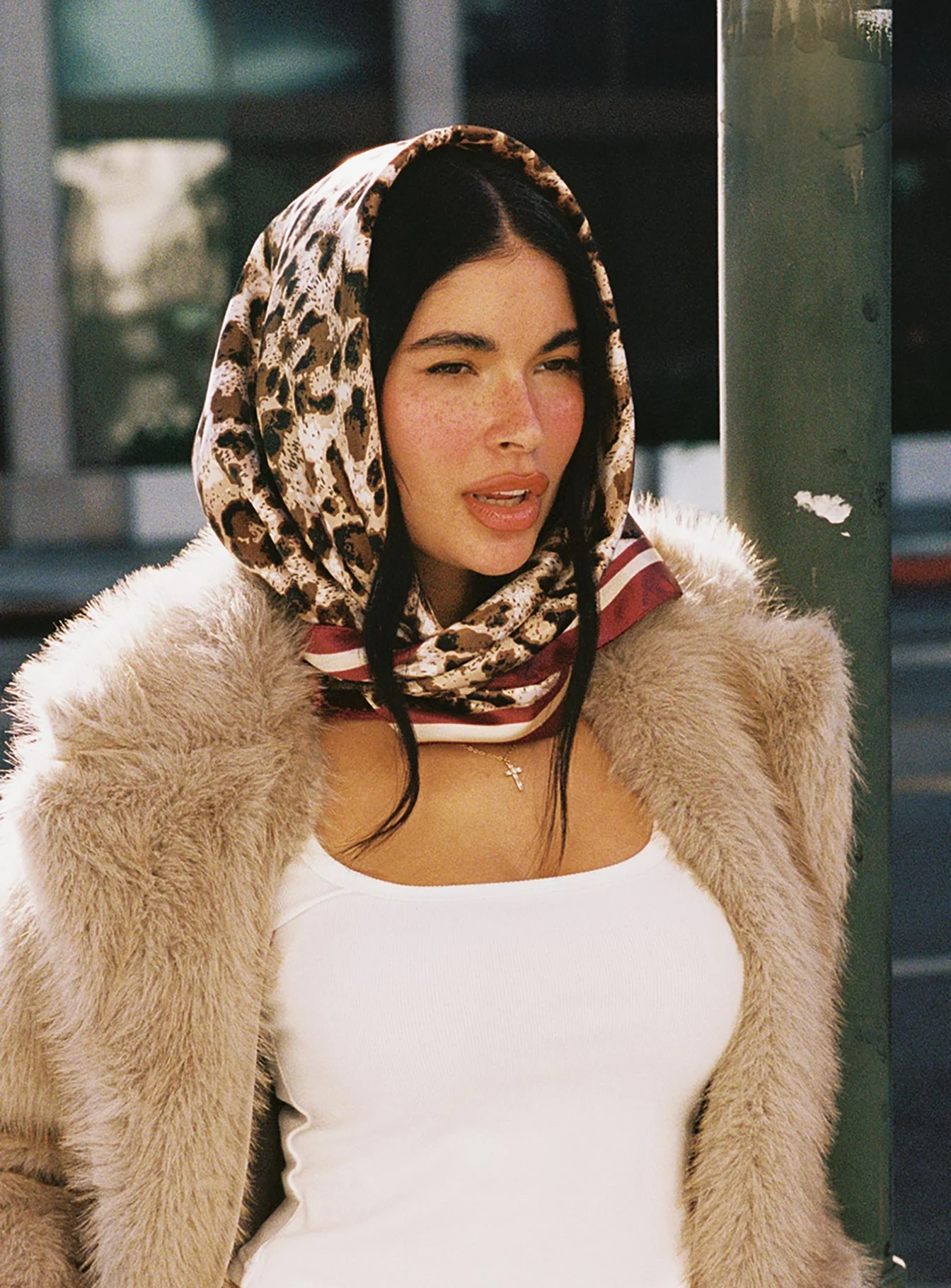 Cool Girl Scarf Leopard - Image 7