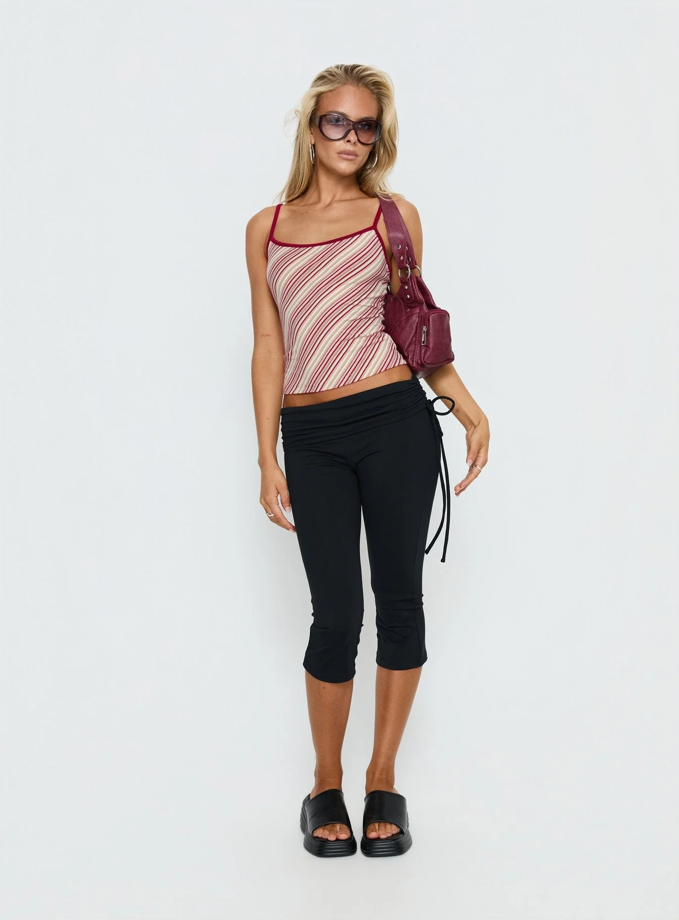 Cosmology Knit Contrast Detail Top Multi Stripe - Image 3
