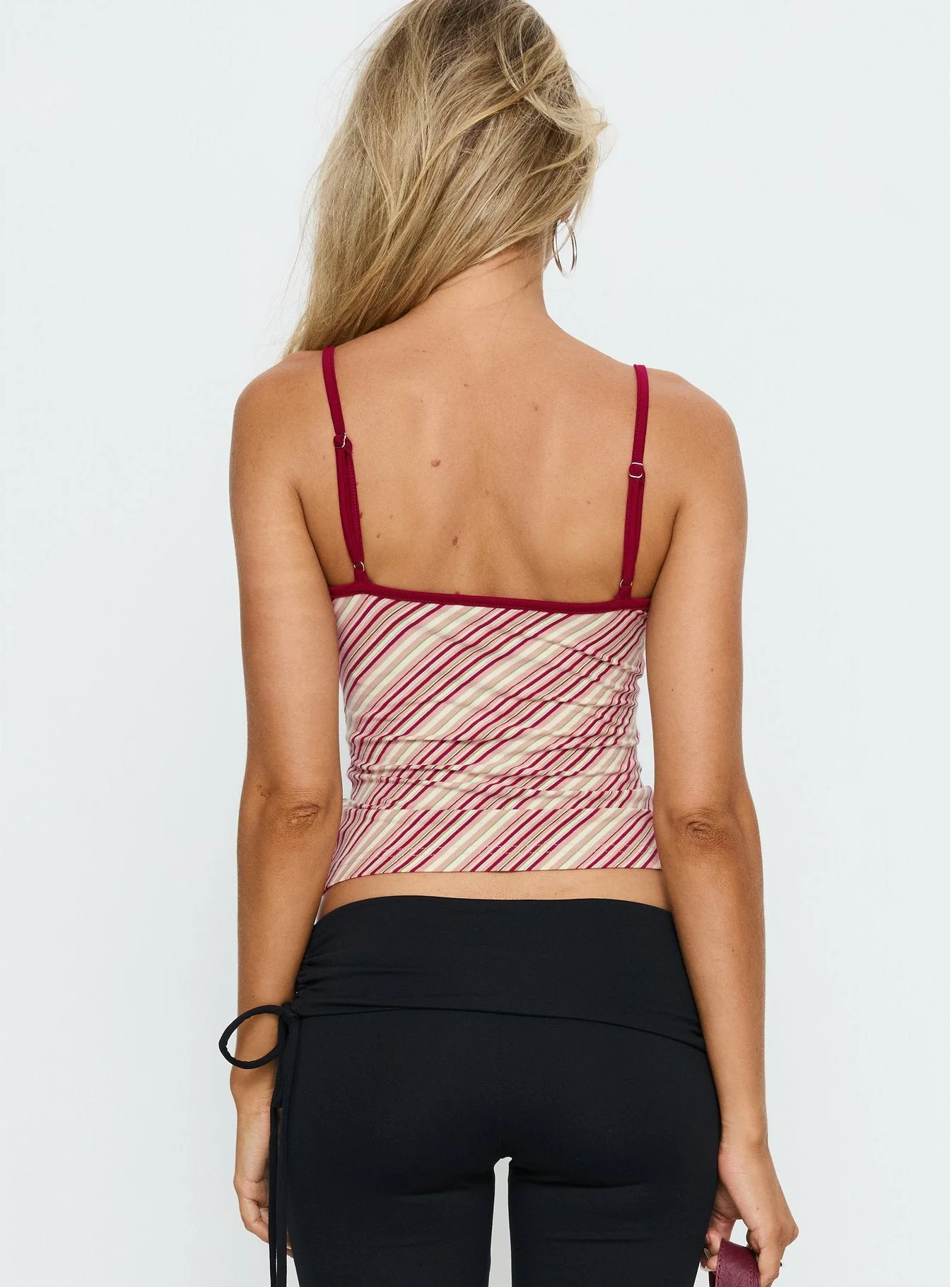 Cosmology Knit Contrast Detail Top Multi Stripe - Image 5