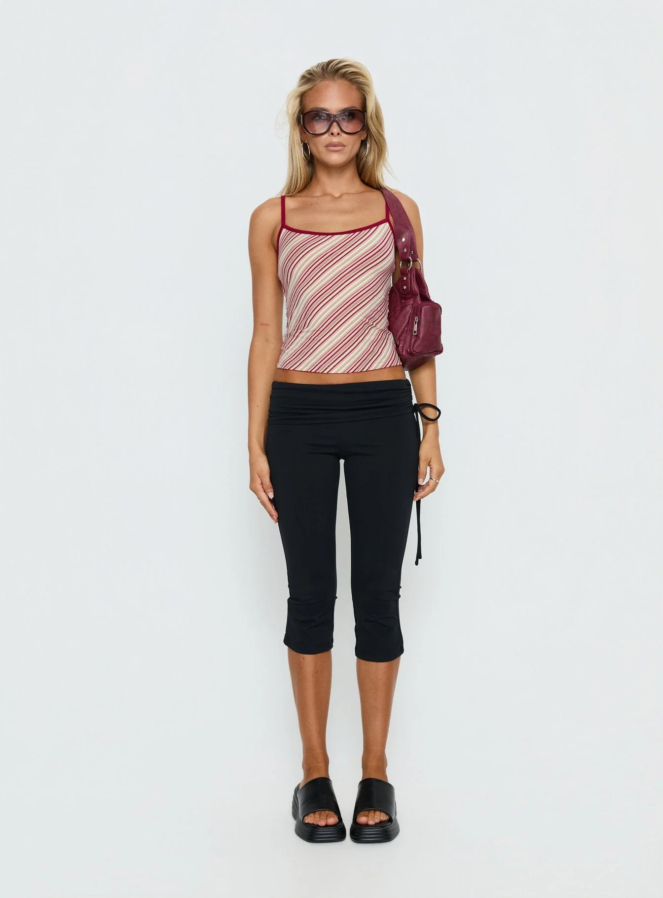 Cosmology Knit Contrast Detail Top Multi Stripe - Image 7