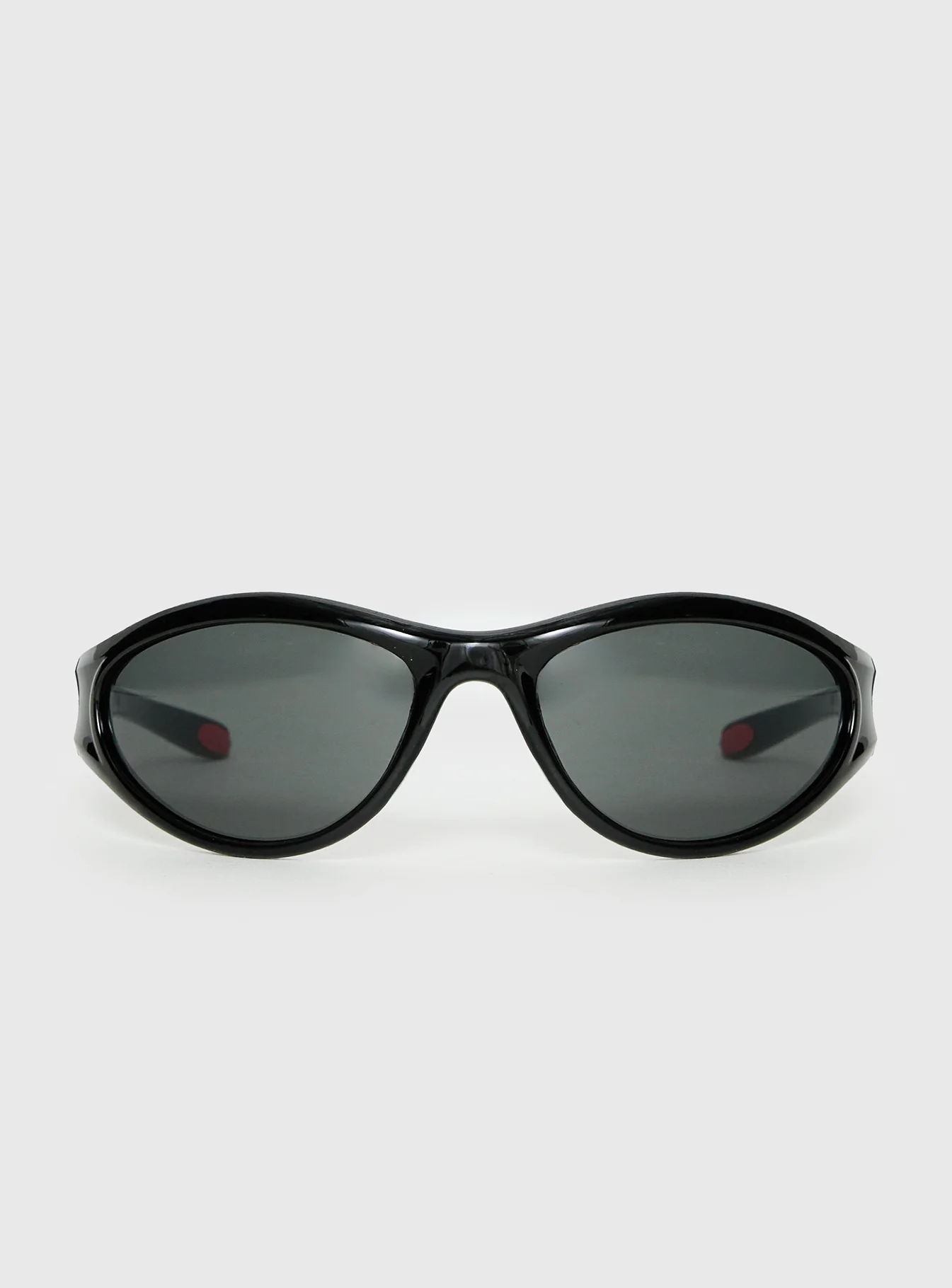 Counterpart Wrap Around Sunglasses Black - Image 2