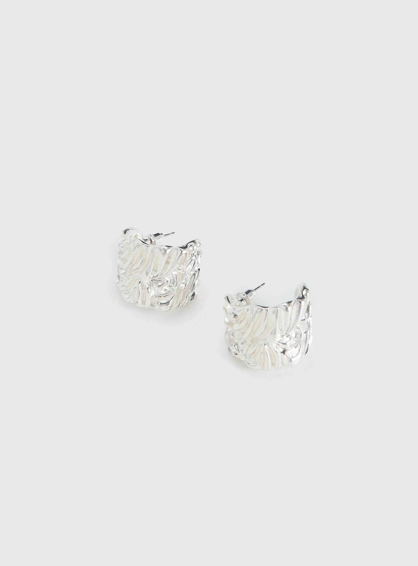 Courter Earrings Silver - Image 3