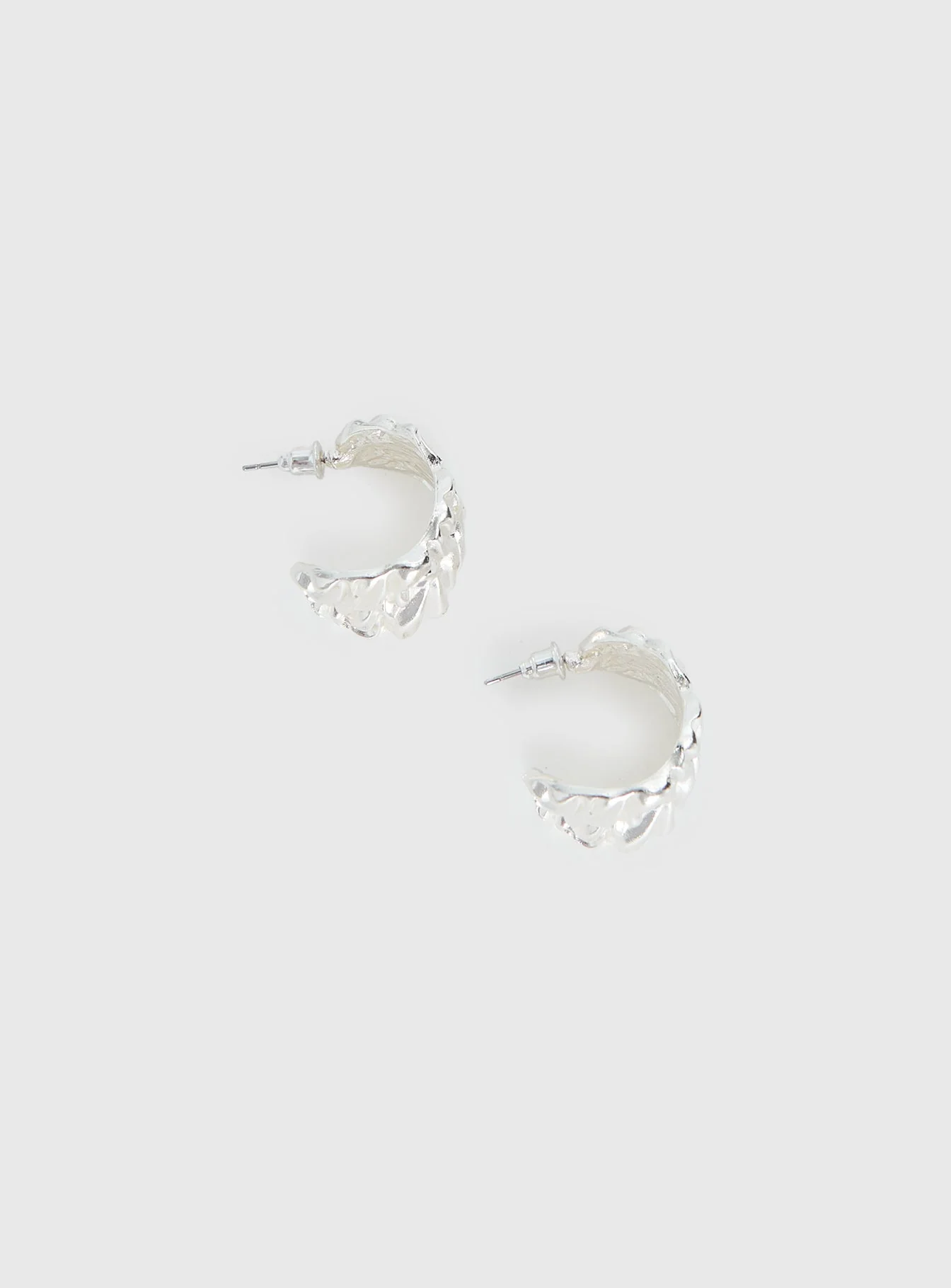 Courter Earrings Silver - Image 4