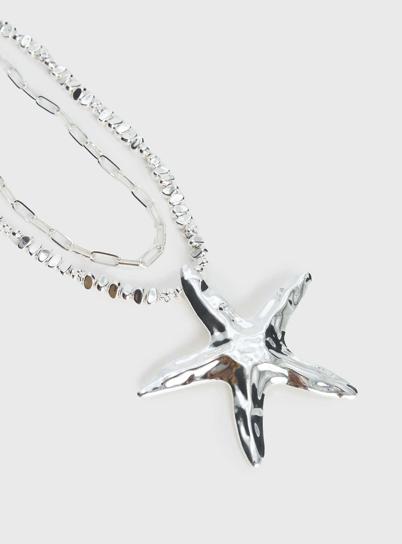 Covey Necklace Set Silver - Image 3
