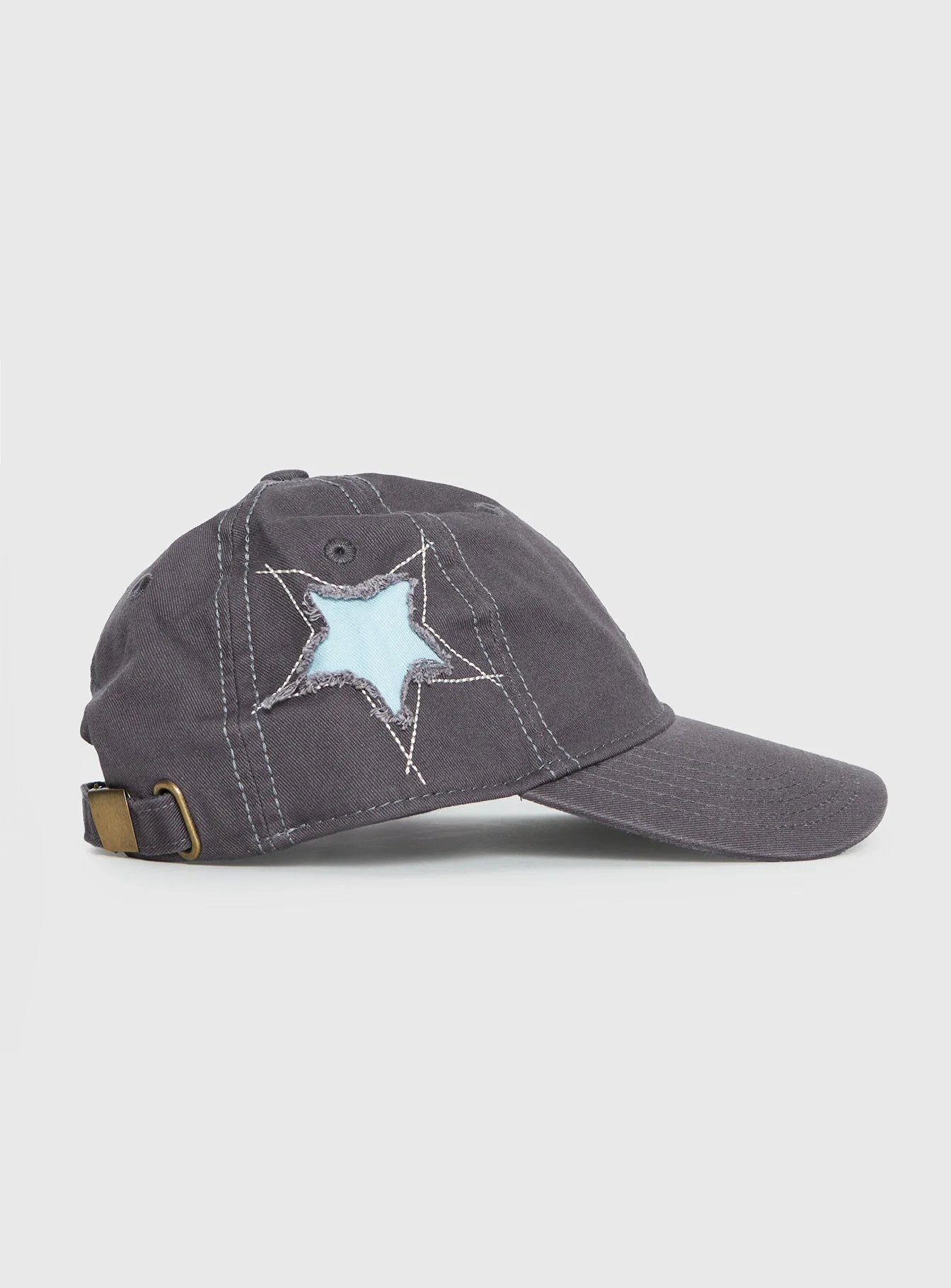 Cultivate Star Detail Cap Grey / Blue - Image 3