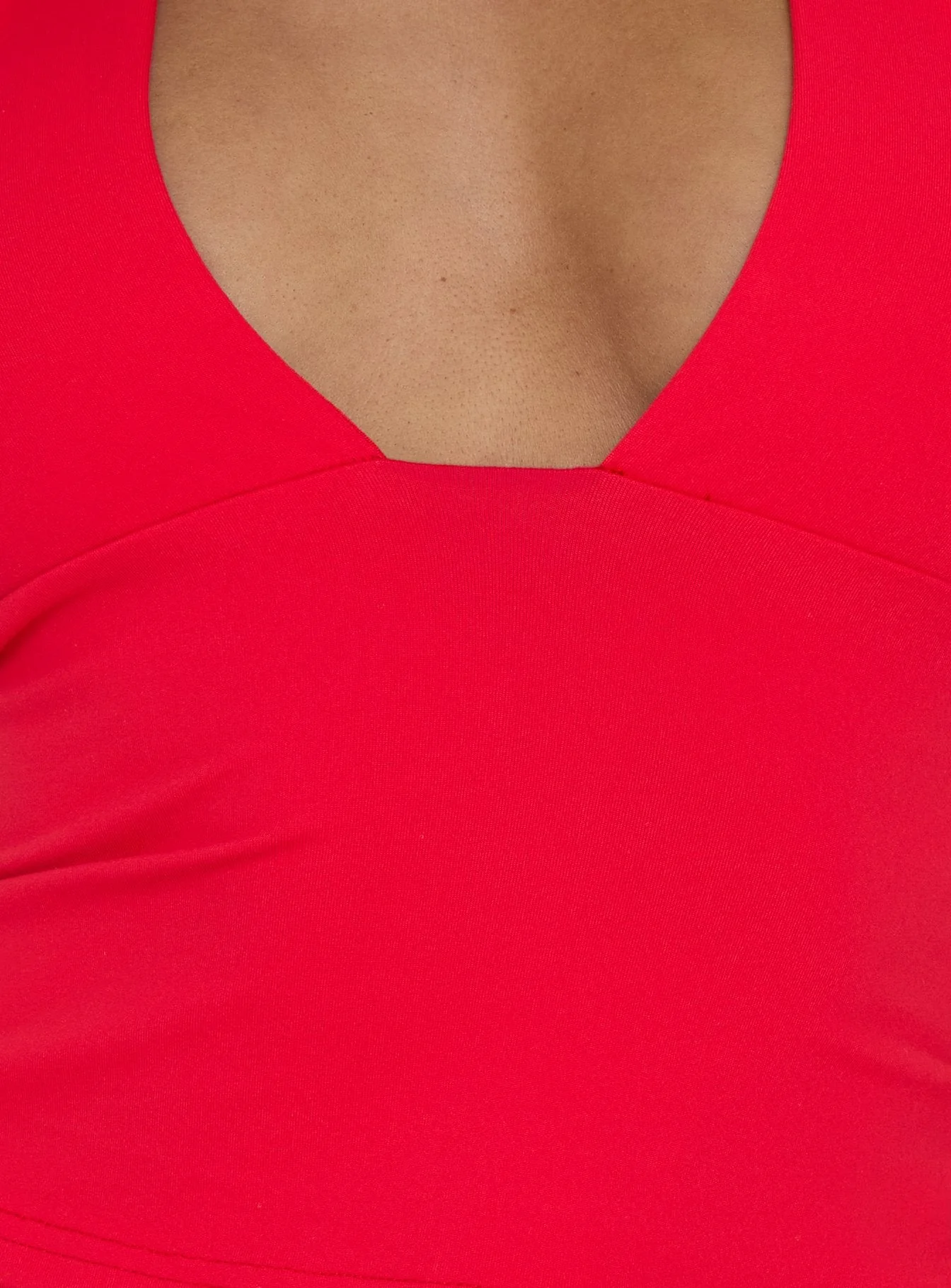 Daily Define Halter Tank Top Red - Image 6