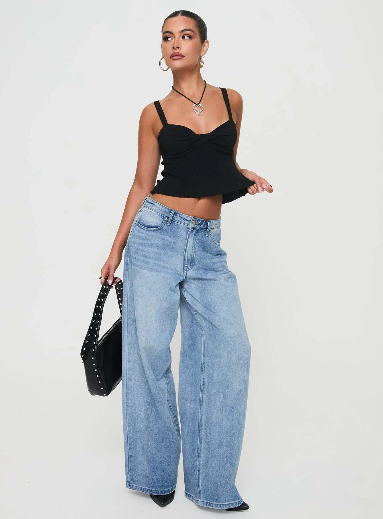 Dalma Twist Top Black - Image 3
