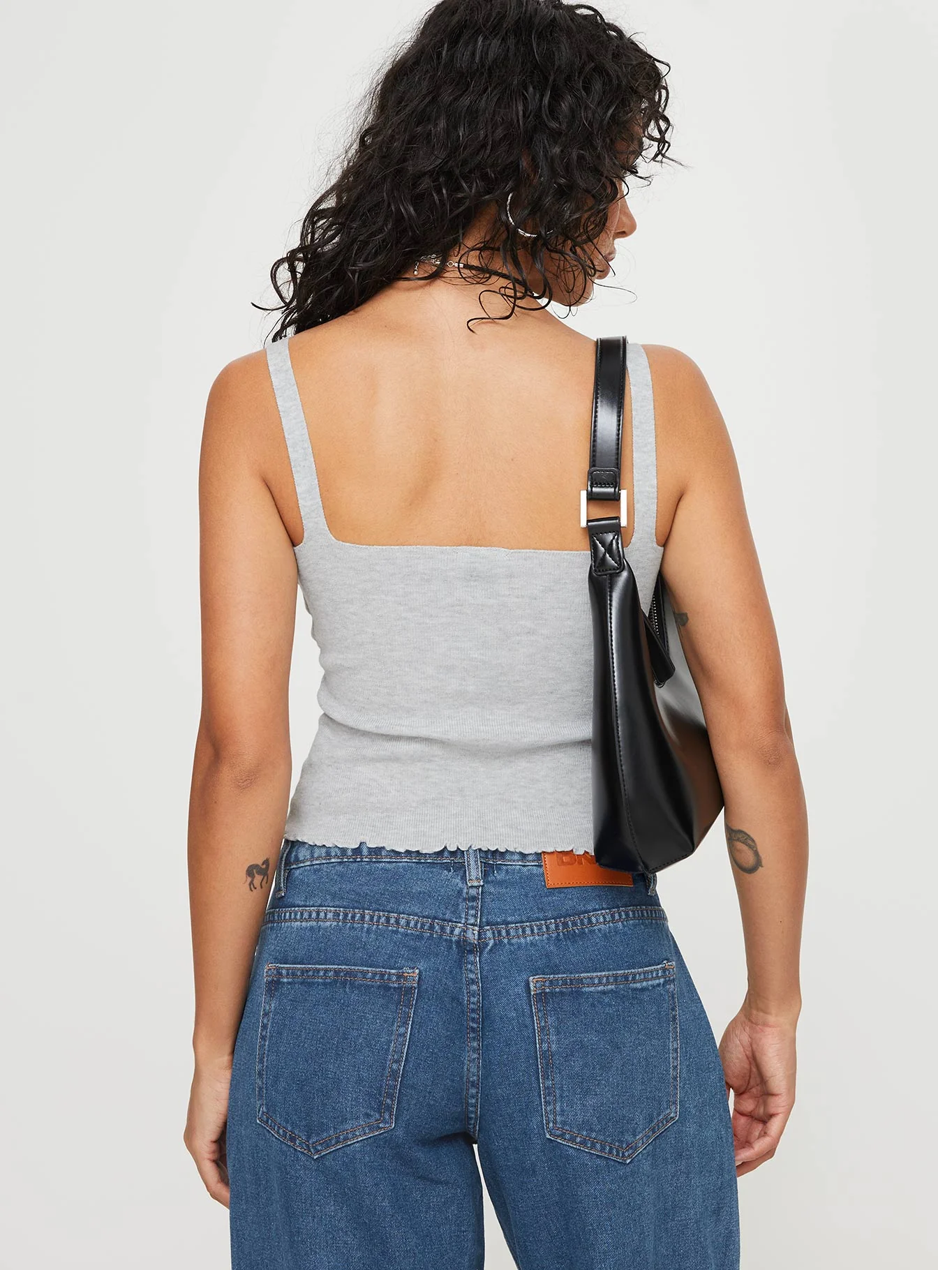 Dalma Twist Top Grey - Image 5