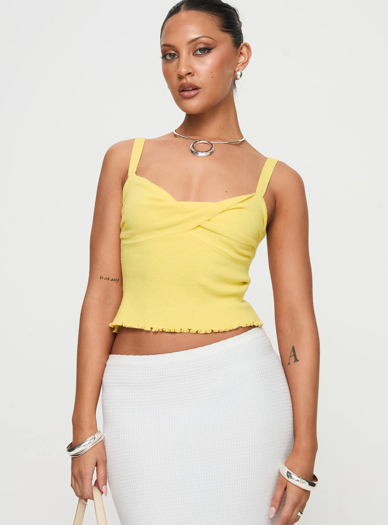 Dalma Twist Top Yellow - Image 2