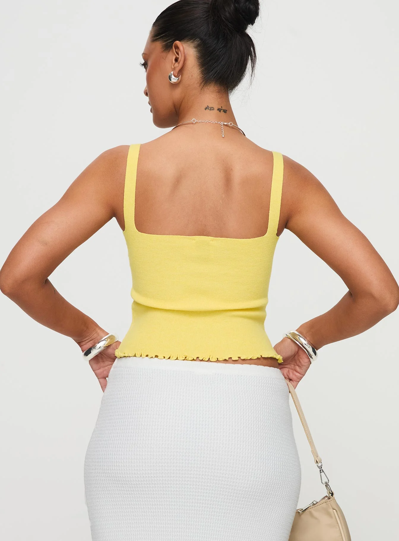 Dalma Twist Top Yellow - Image 5