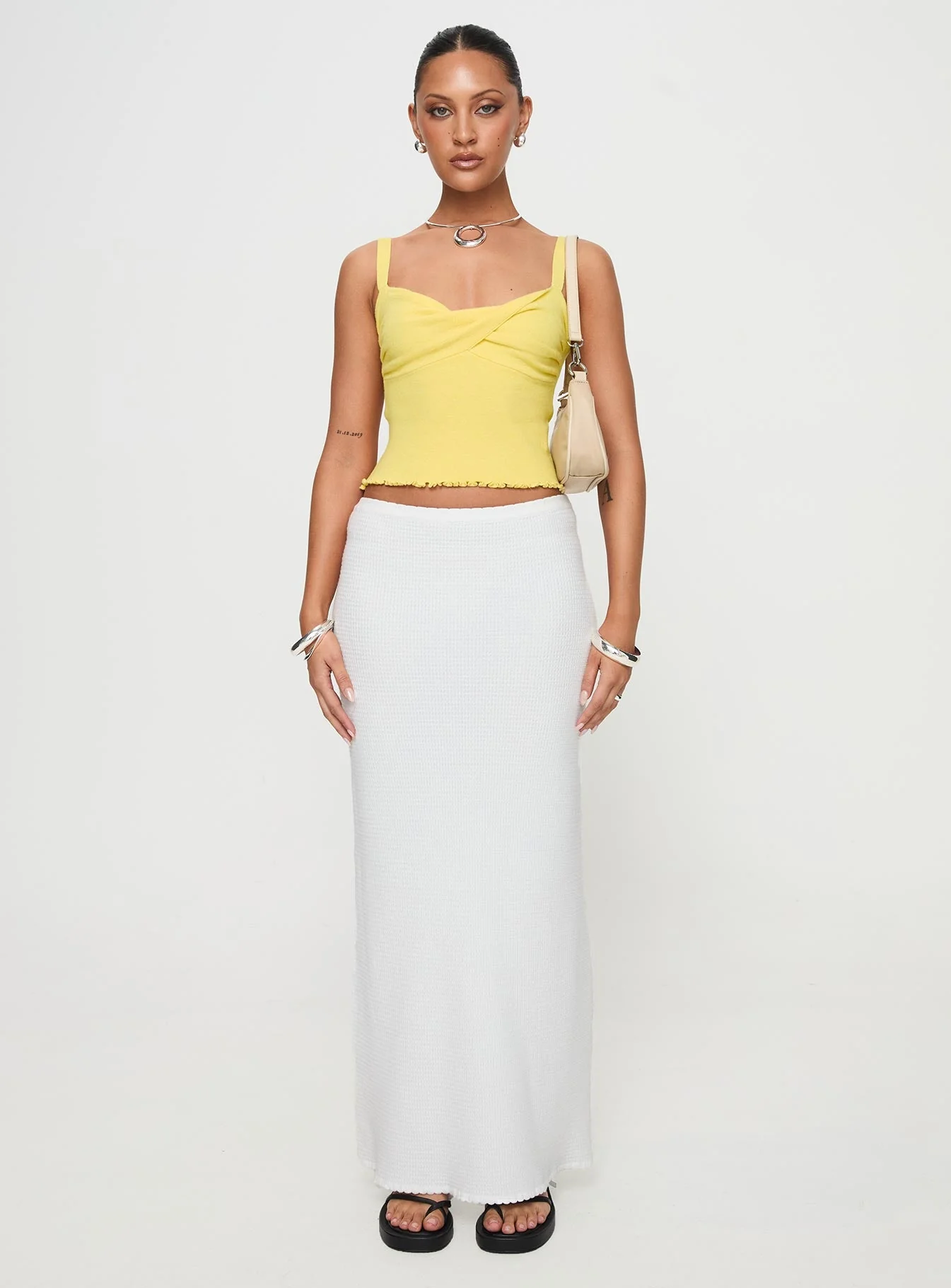 Dalma Twist Top Yellow - Image 7