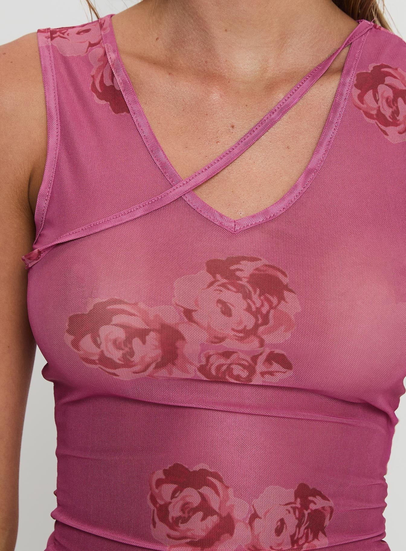 Dangelio Mesh Top Pink - Image 6
