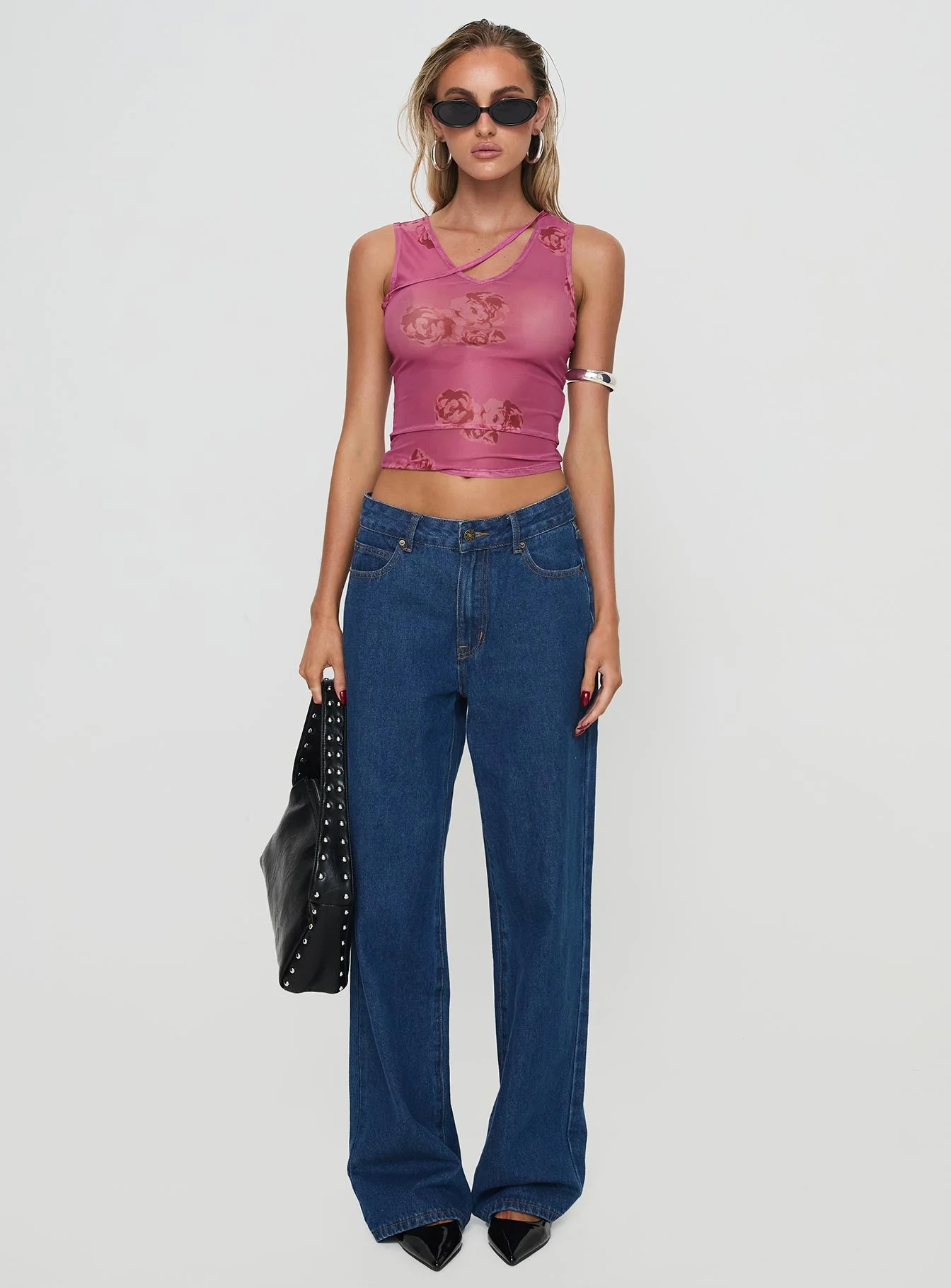 Dangelio Mesh Top Pink - Image 7