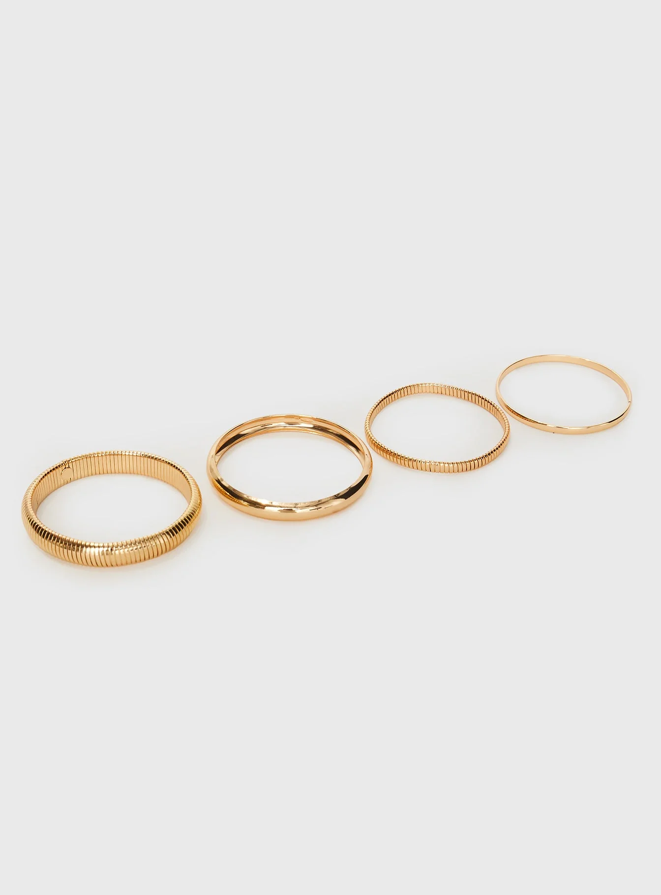 Dapperton Bangle Set Gold - Image 2