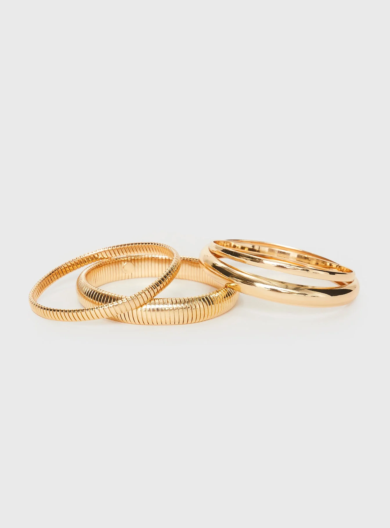 Dapperton Bangle Set Gold - Image 3