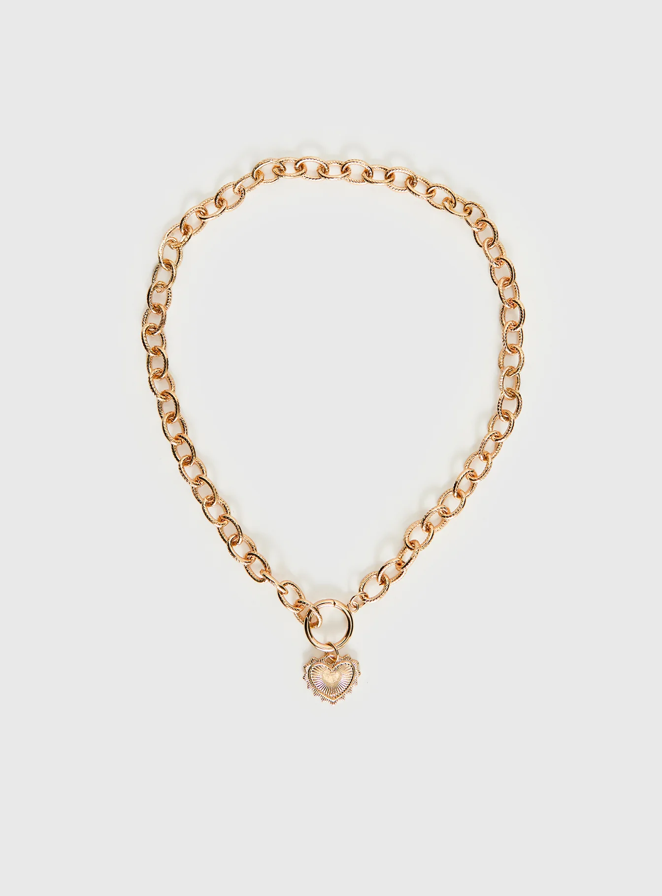 Darcee Heart Pendant Necklace Gold - Image 2