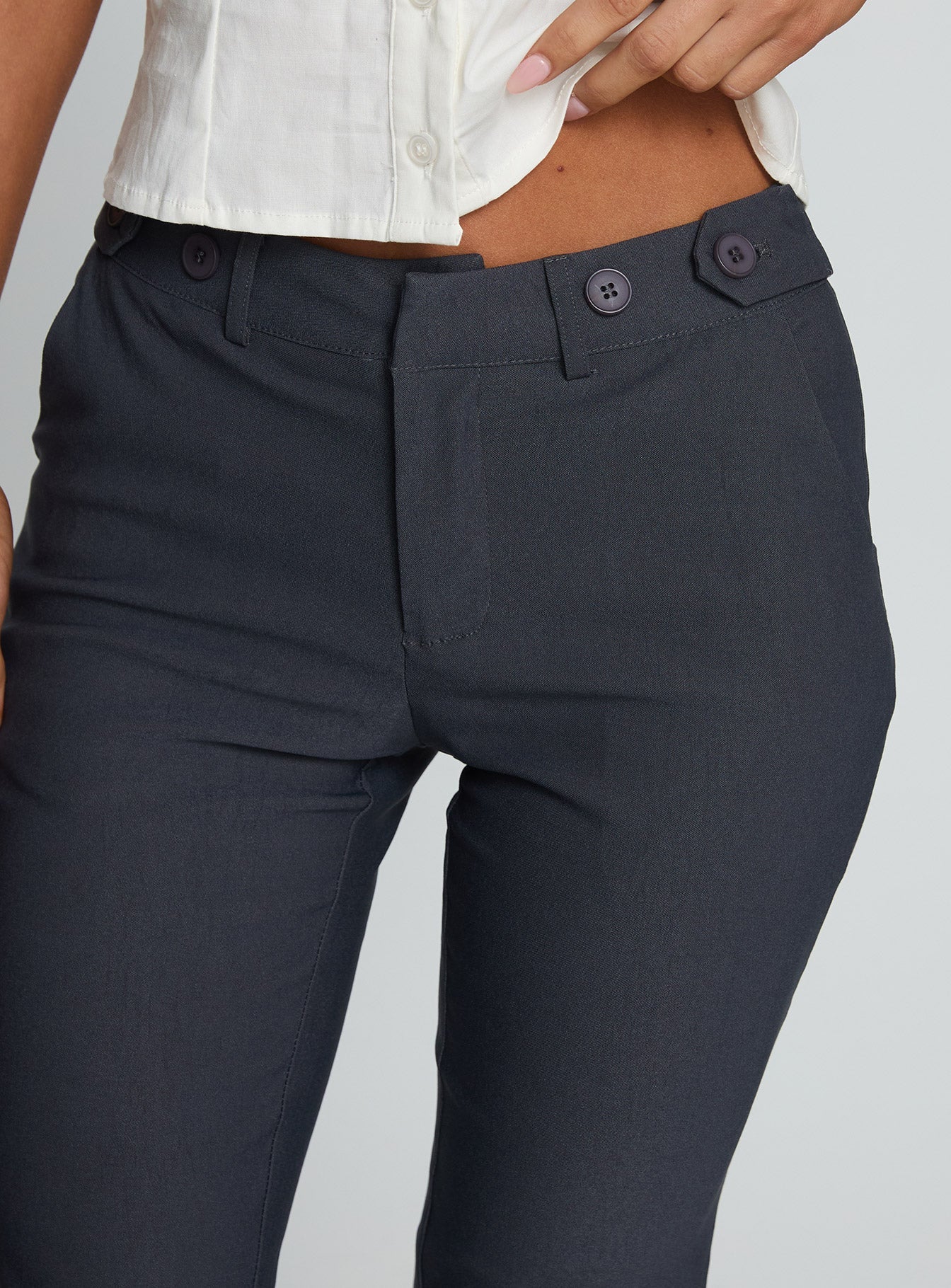 Dariana Flare Pant Charcoal - Image 6