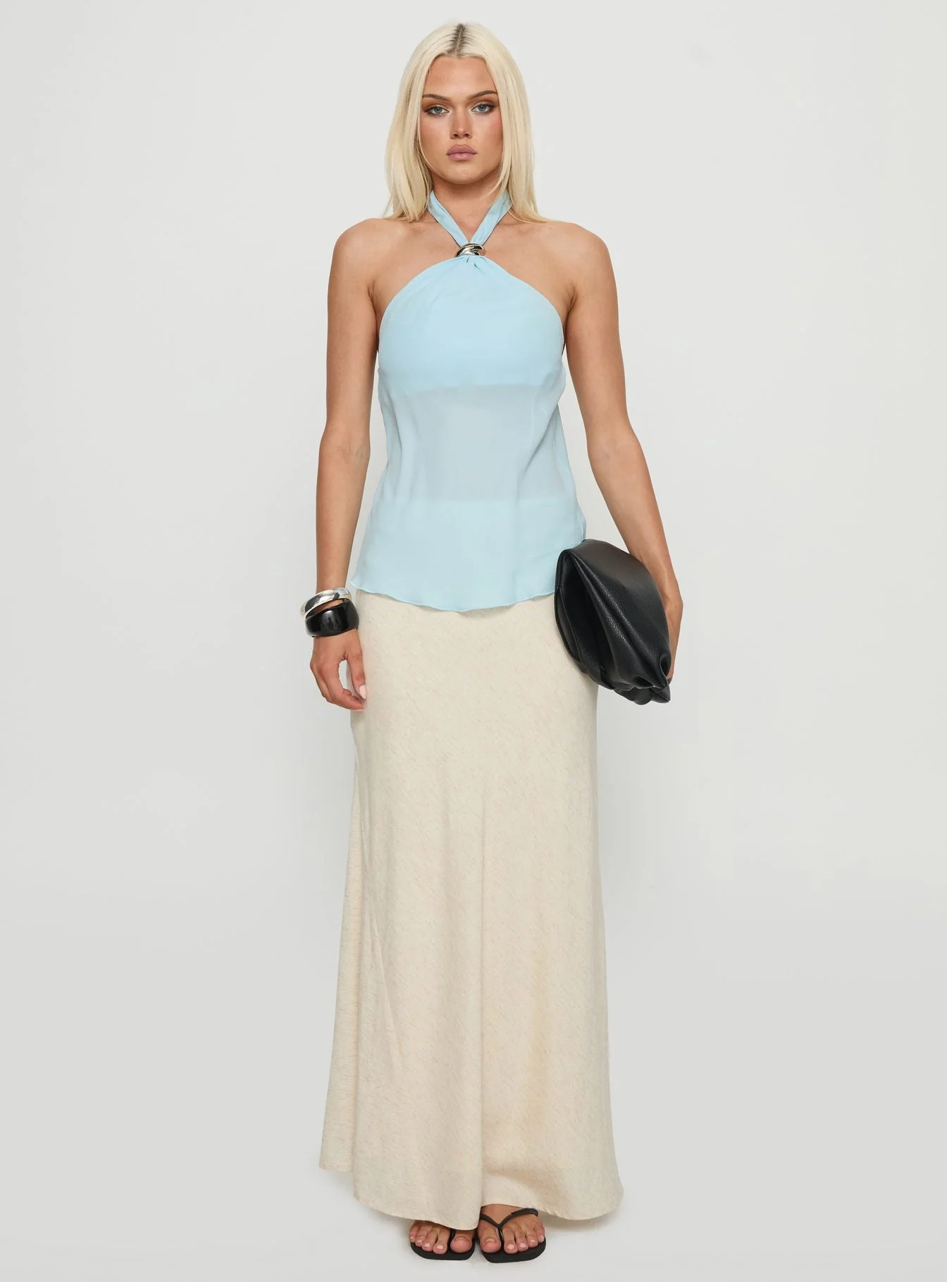 Darlinn Hardware Detail Top Ice blue - Image 6
