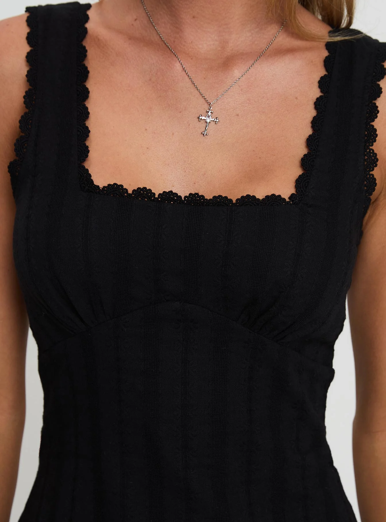 Dasha Mini Dress Black - Image 6