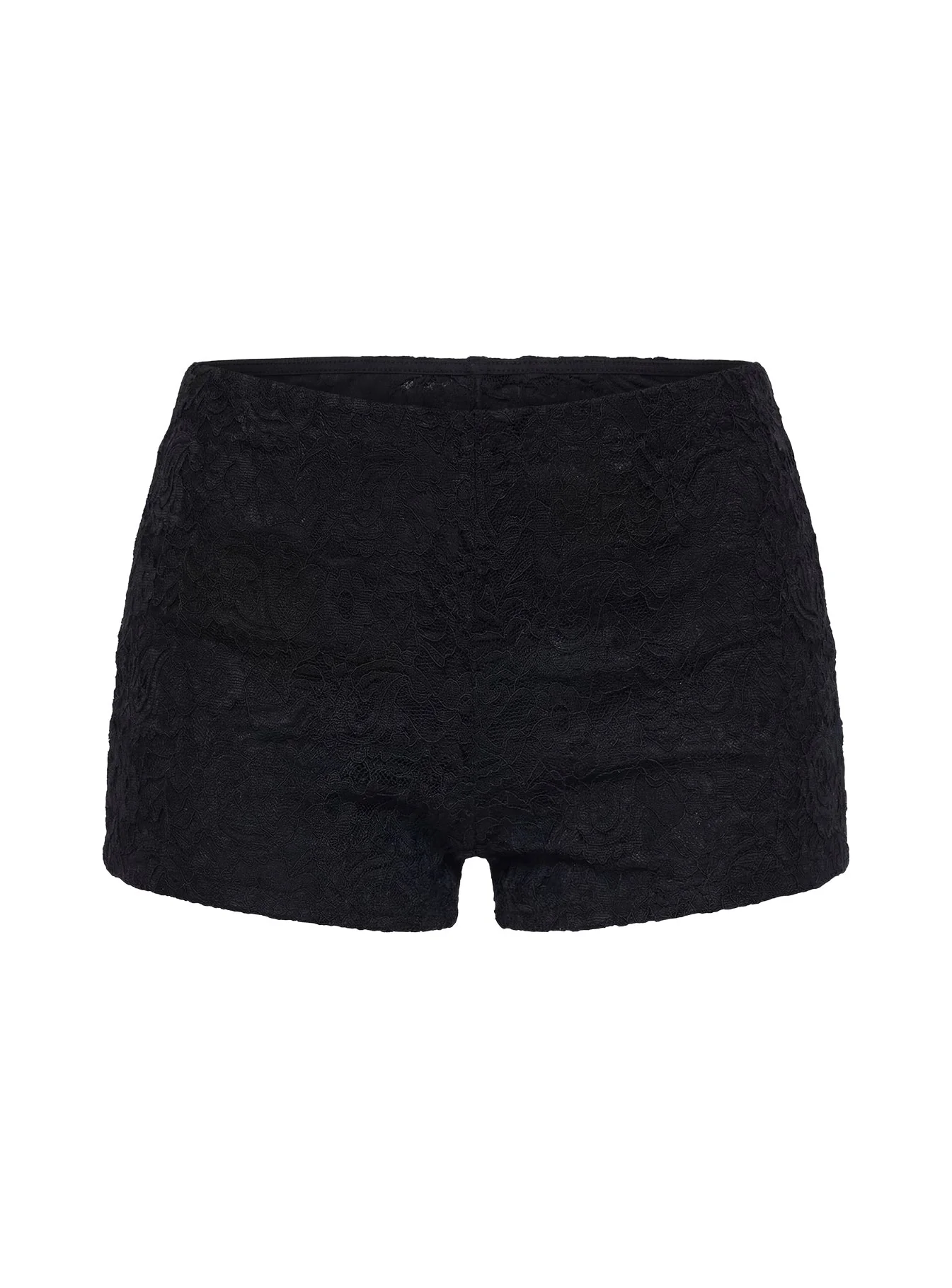 Daveney Lace Micro Shorts Black - Image 9