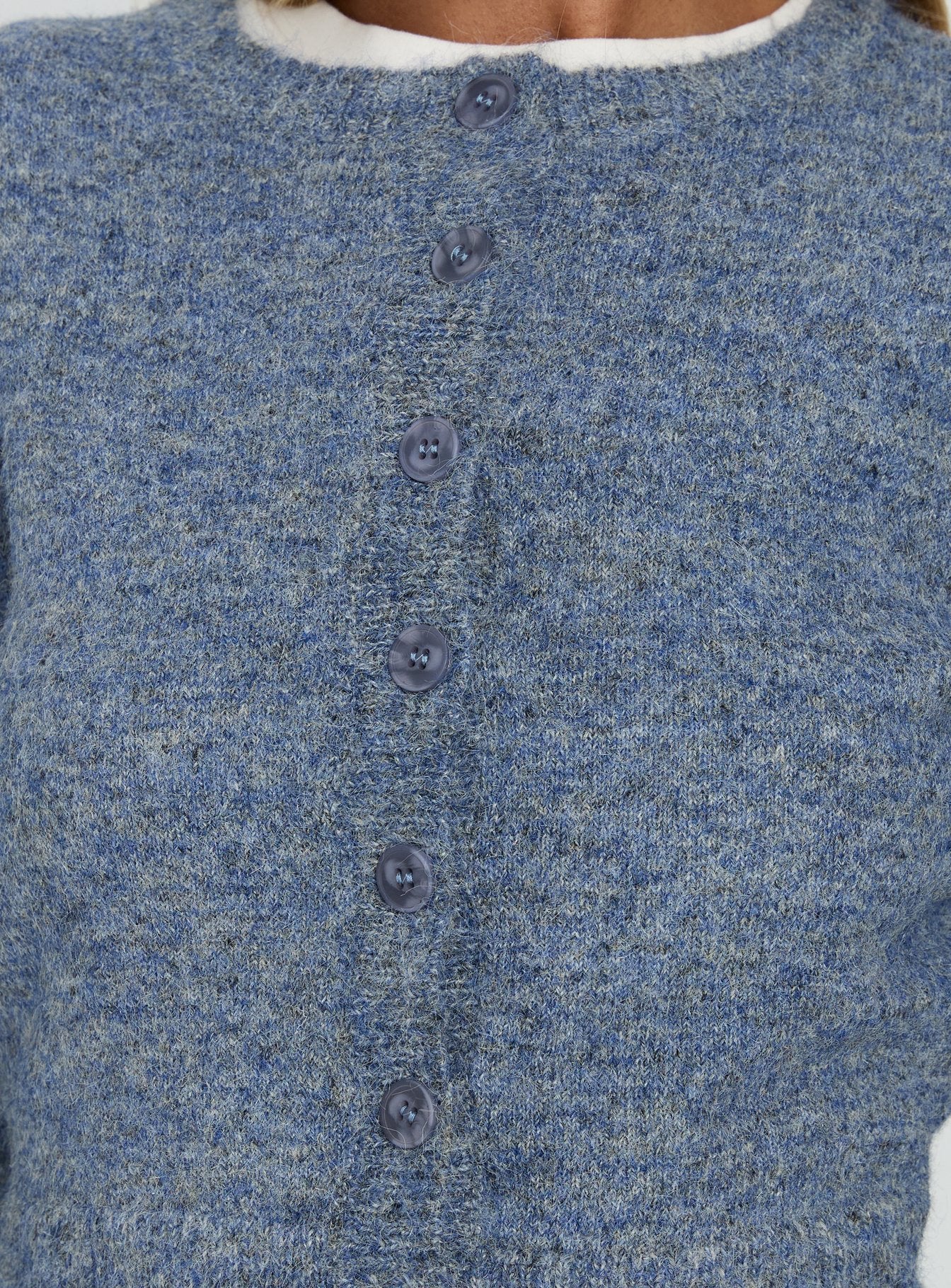 Dawsen Button Down Cardigan Navy - Image 6