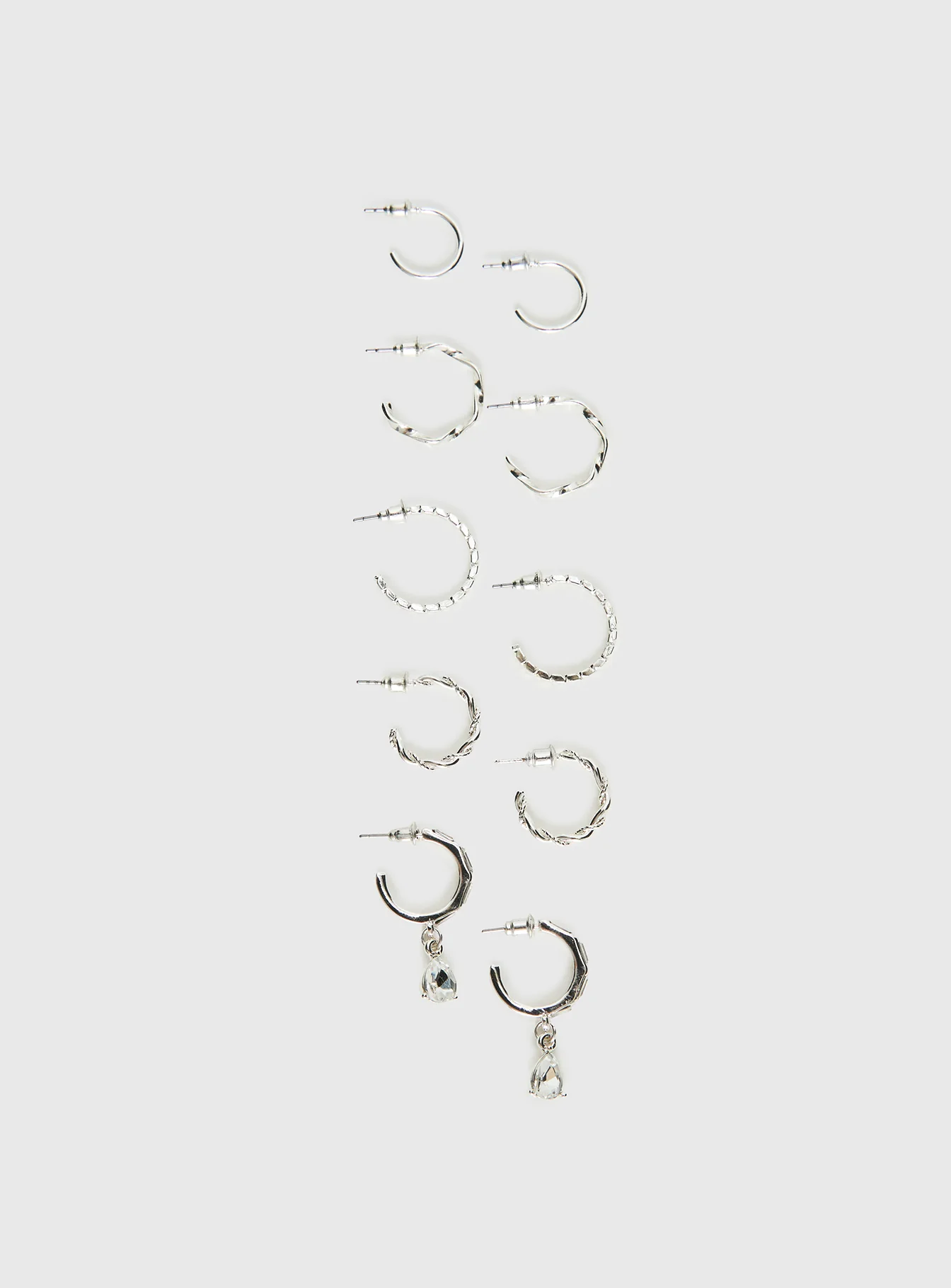 Delfine Earring Pack Silver - Image 2