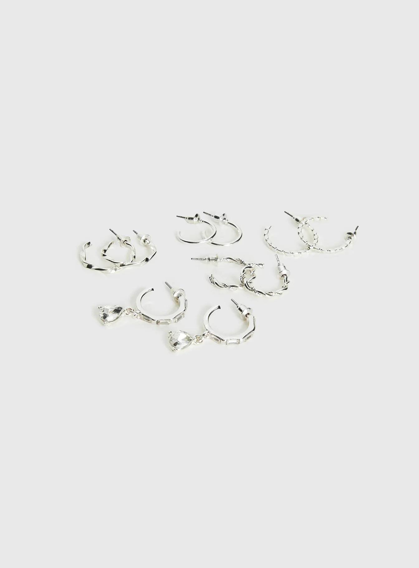 Delfine Earring Pack Silver - Image 3