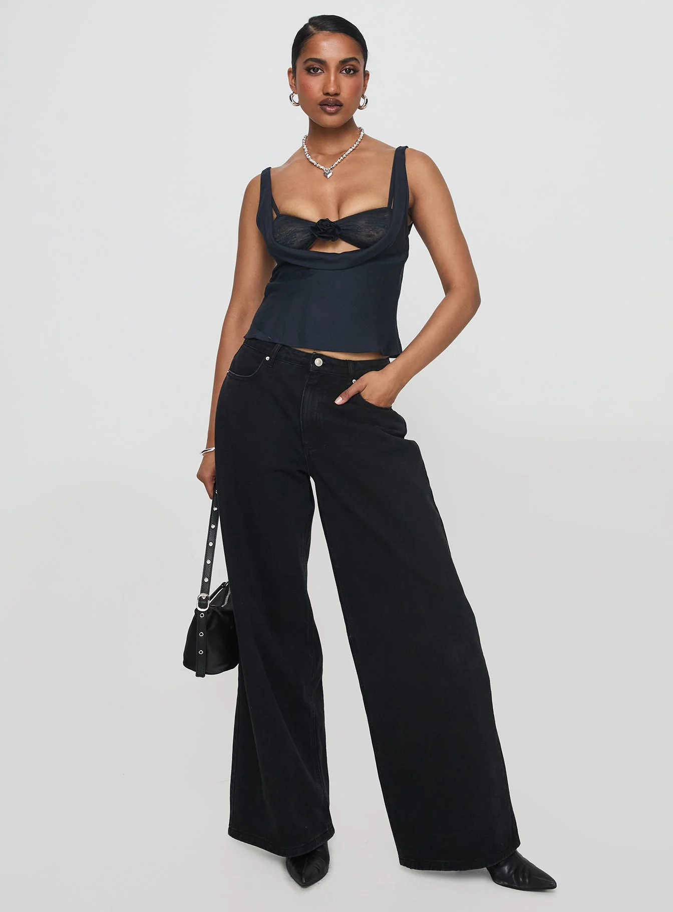 Delilah Top Navy - Image 3