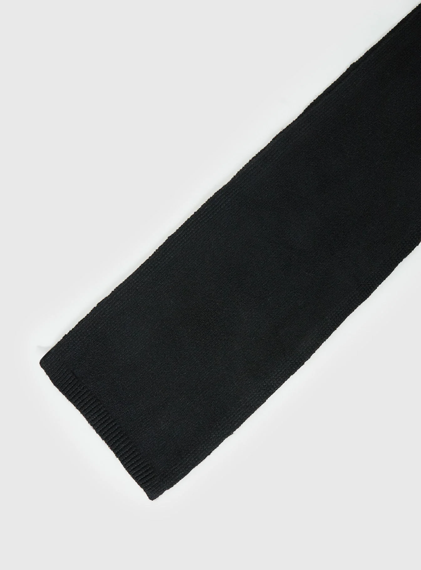 Delyla Knit Scarf Black - Image 3