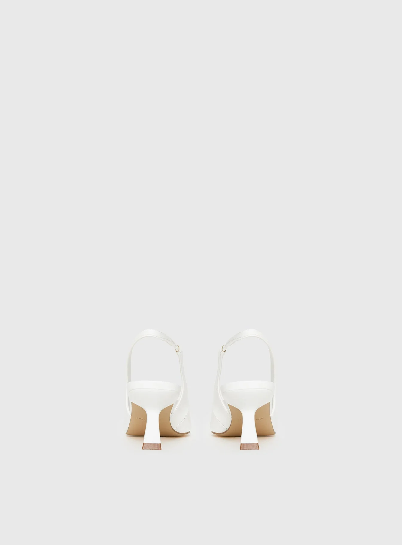 Denalia Pointed Toe Heels White Matte - Image 5