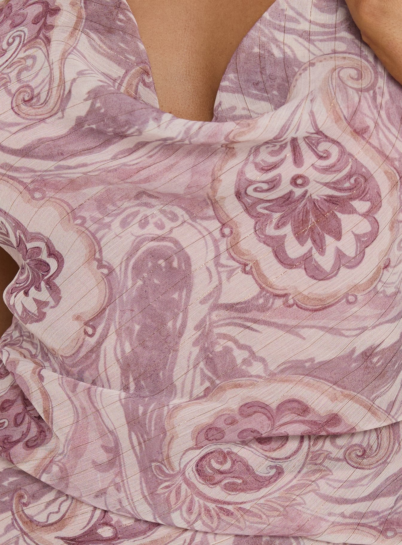 Destined Halter Mini Dress Paisley - Image 5