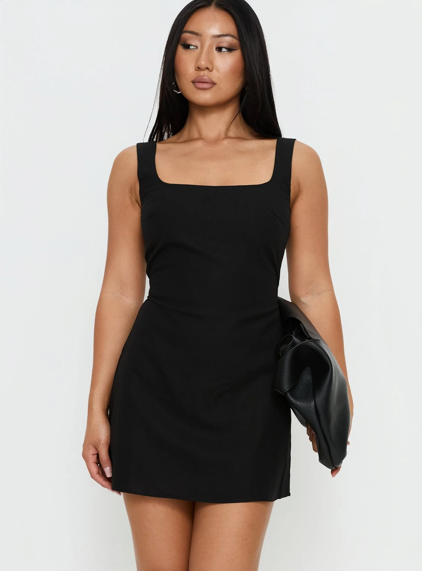 Devinn Square Neck Playsuit Black - Image 2