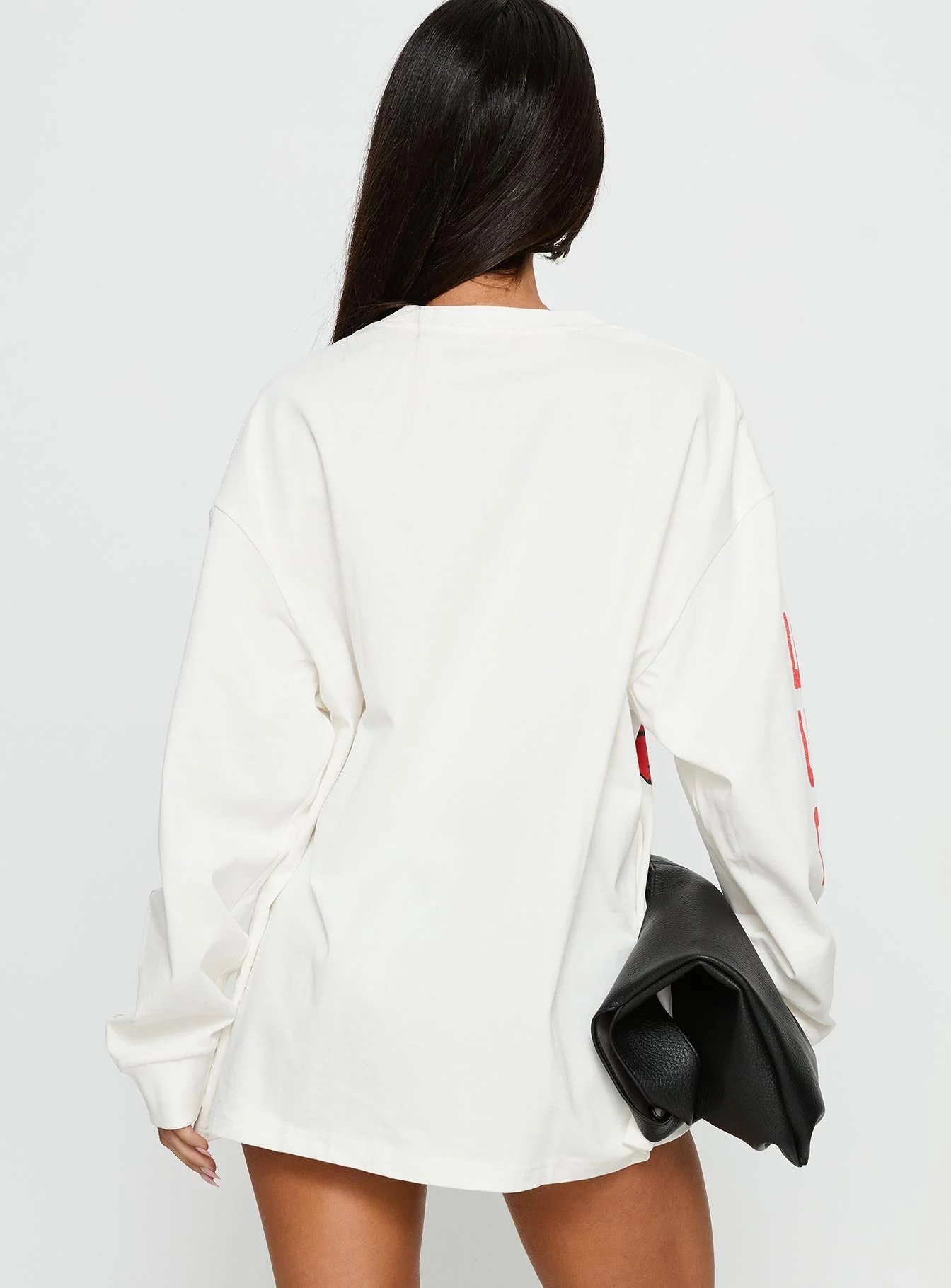 Dodge Electric Muscle Long Sleeve Graphic Top White - Image 5