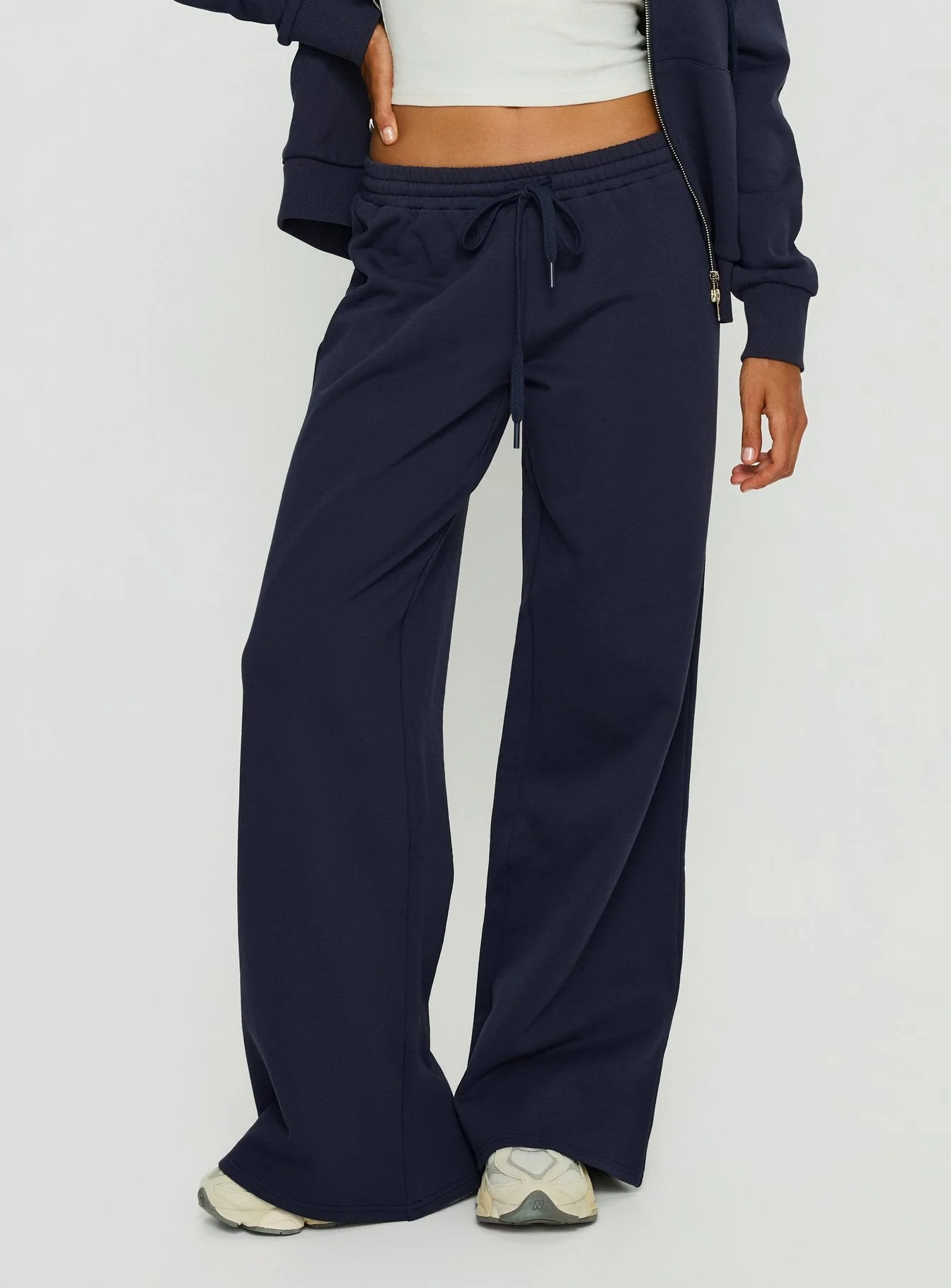Dodie Wide Leg Pants Navy - Image 2