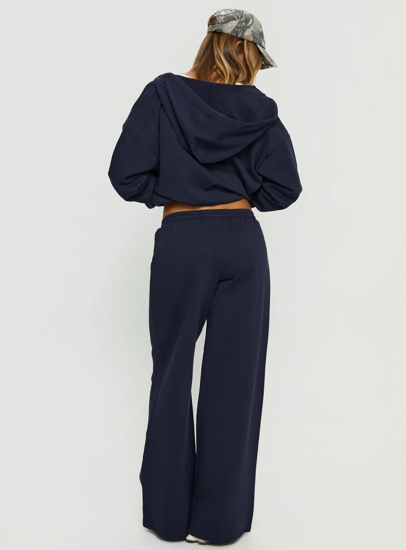 Dodie Wide Leg Pants Navy - Image 5