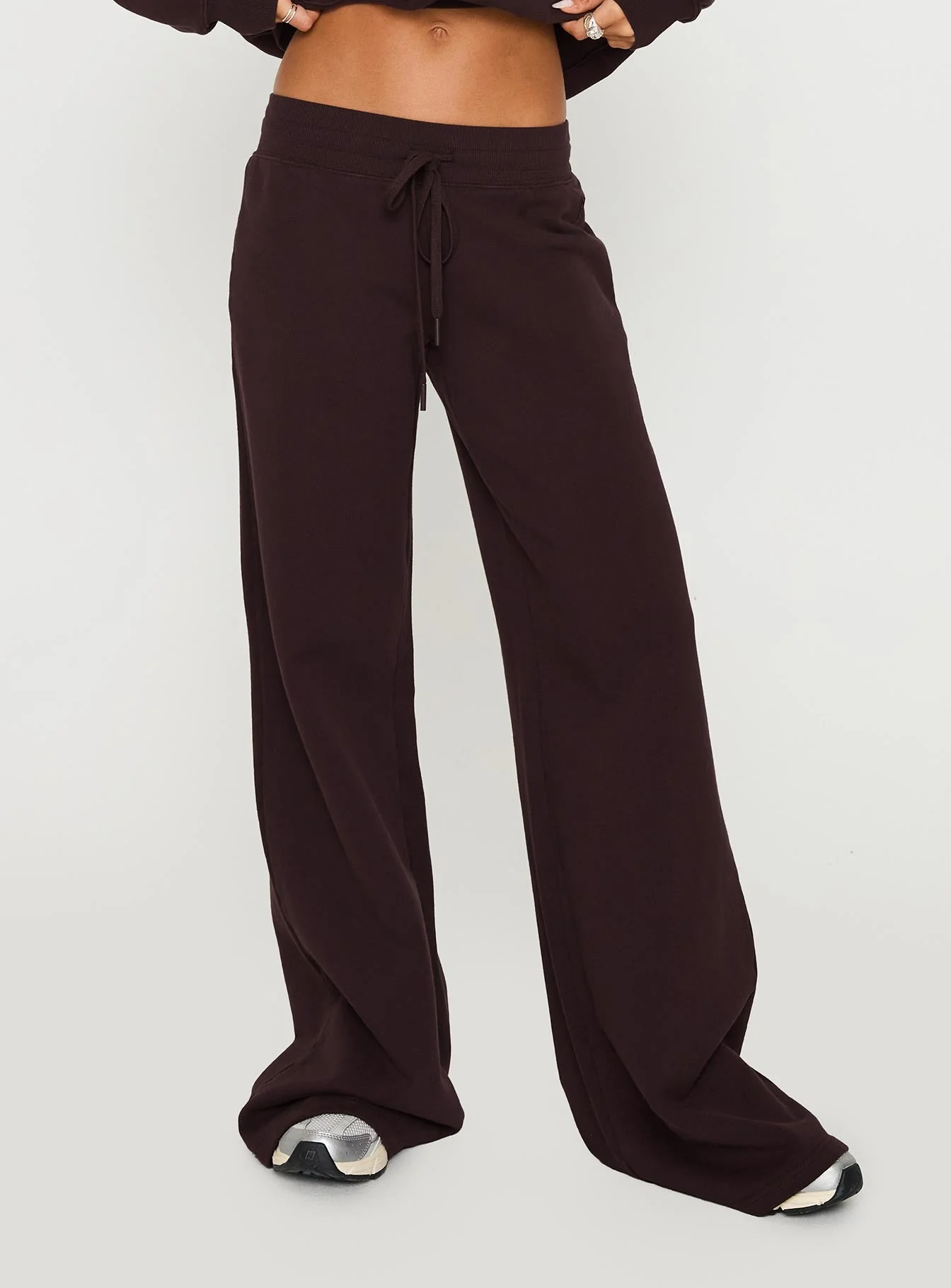 Dodie Wide Leg Pants Washed Brown - Image 2