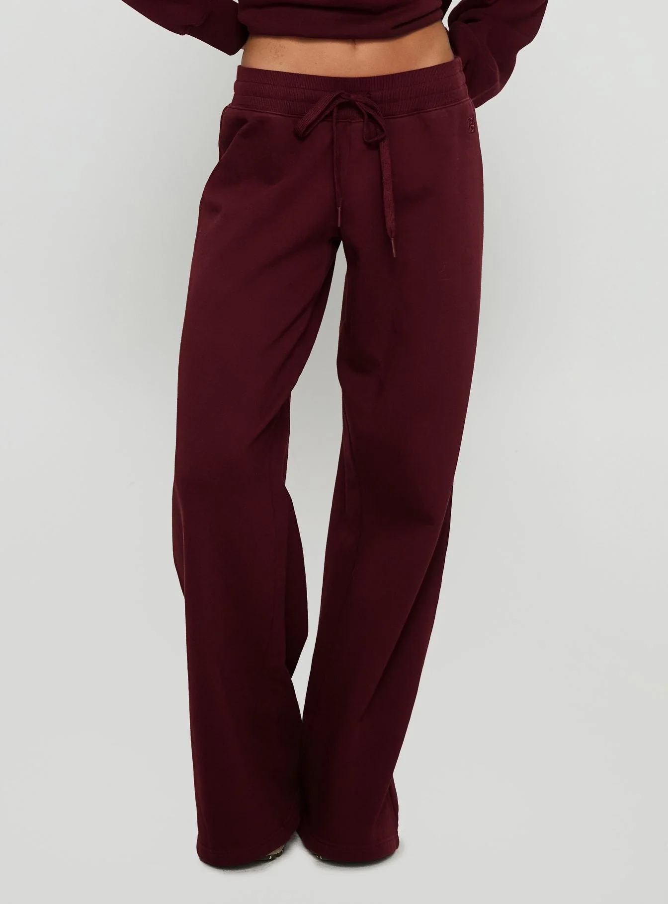 Dodie Wide Leg Pants Washed Currant - Image 2