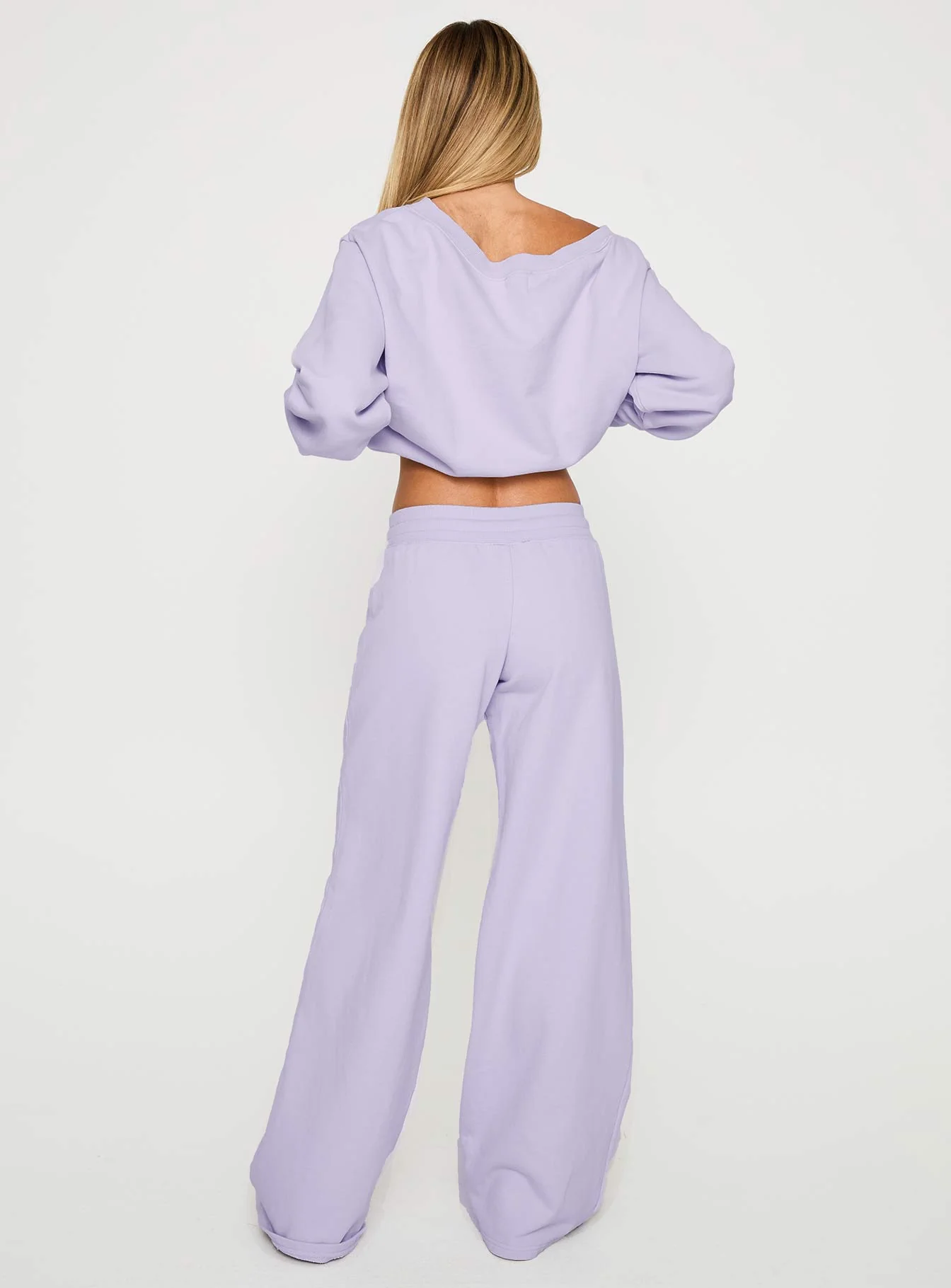 Dodie Wide Leg Pants Washed Lavender - Image 5
