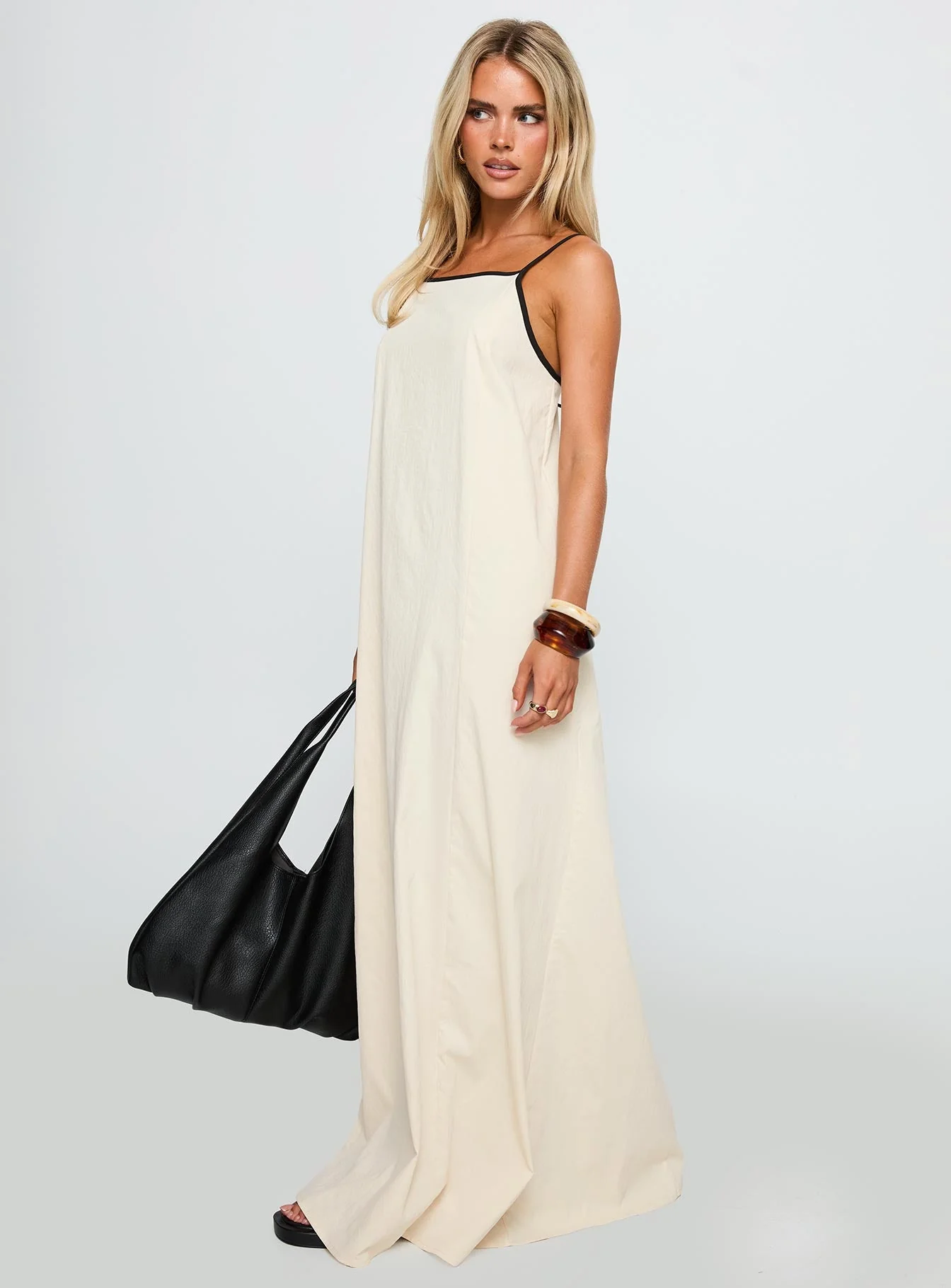 Dominik Maxi Dress Cream - Image 3