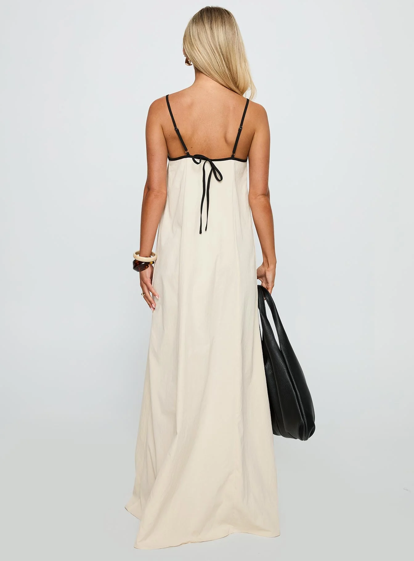 Dominik Maxi Dress Cream - Image 4