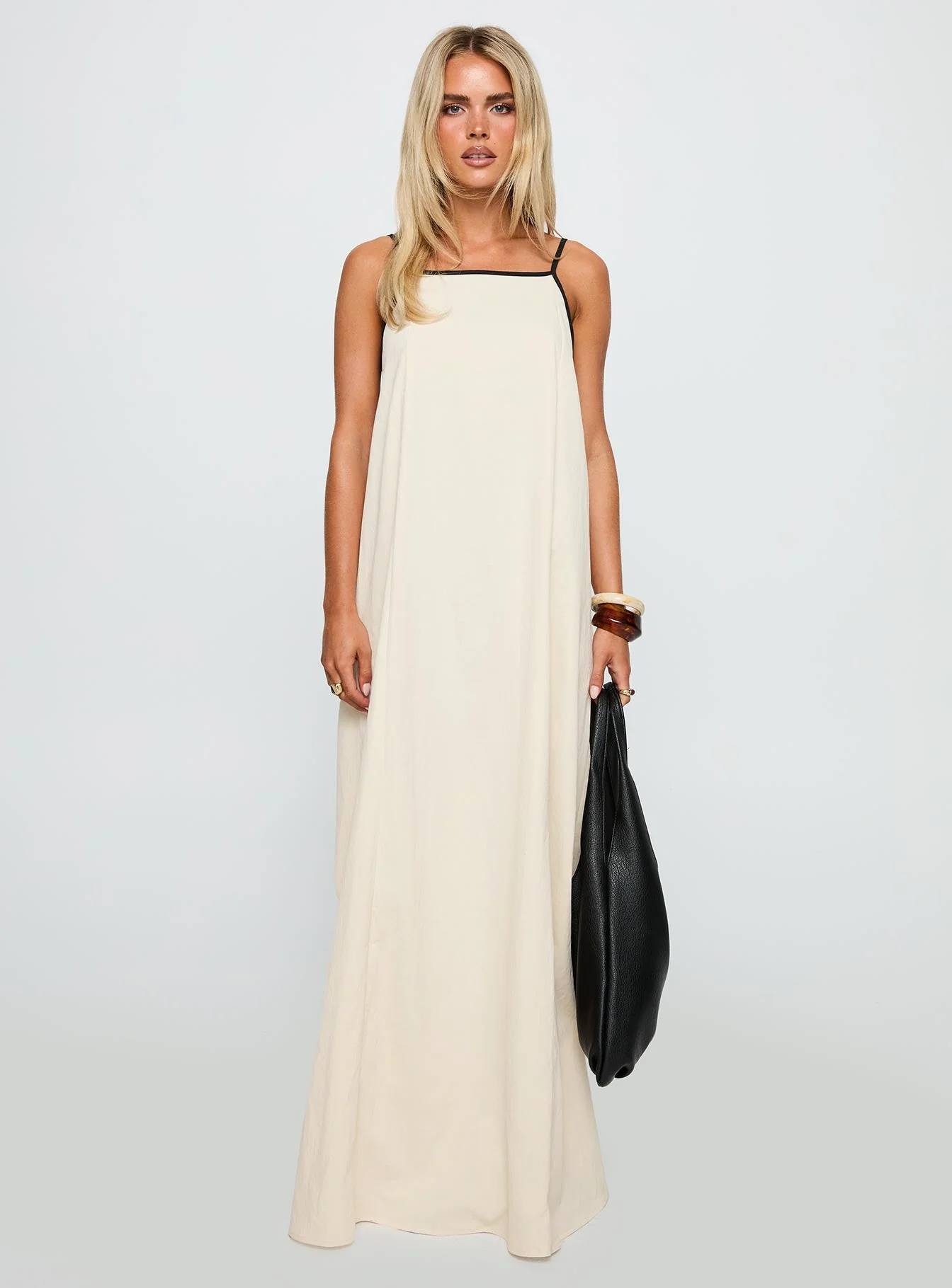 Dominik Maxi Dress Cream - Image 6