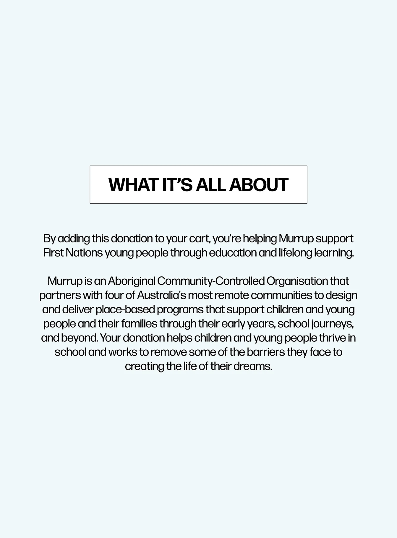 Donate $1 AUD to Murrup - Image 2