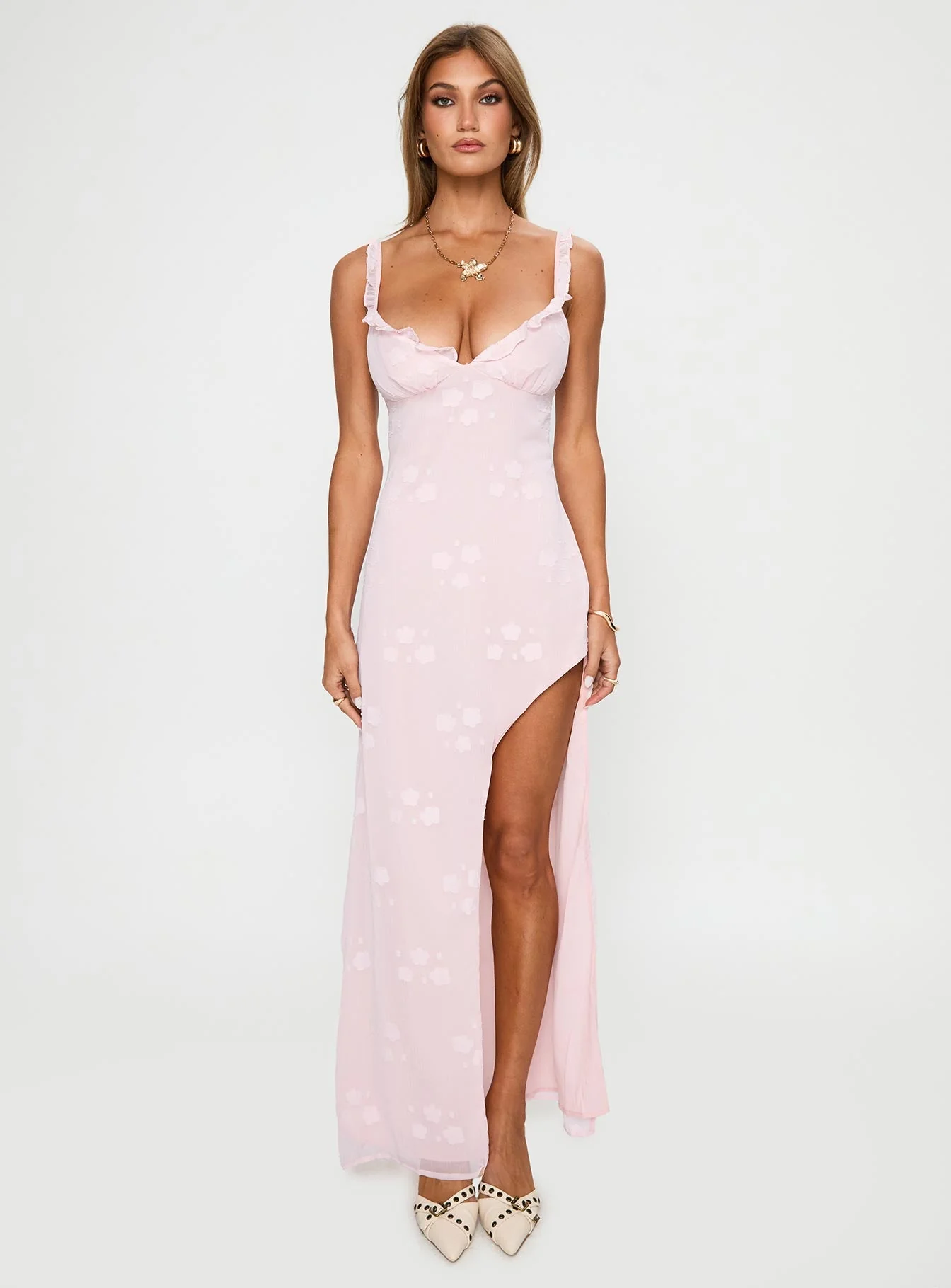 East Of Eden Maxi Dress Pink - Image 7