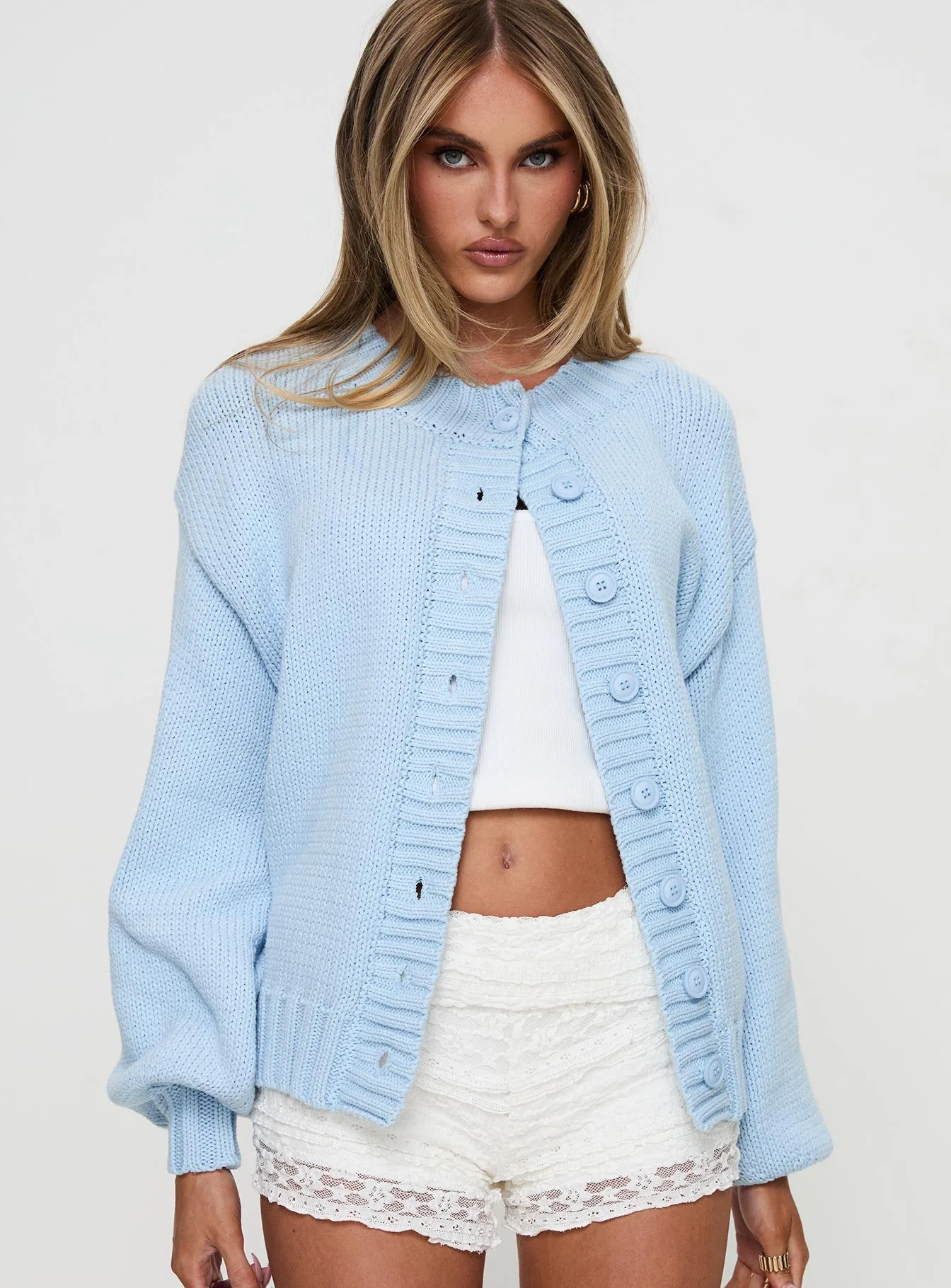 Edern Cardigan Blue - Image 2