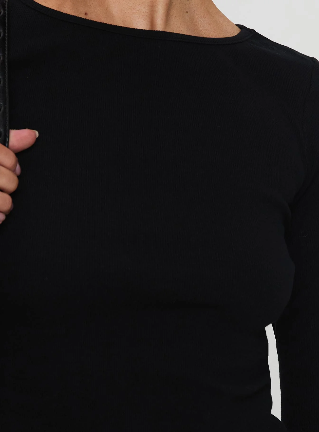 Elaia 3/4 Sleeve Top Black - Image 6