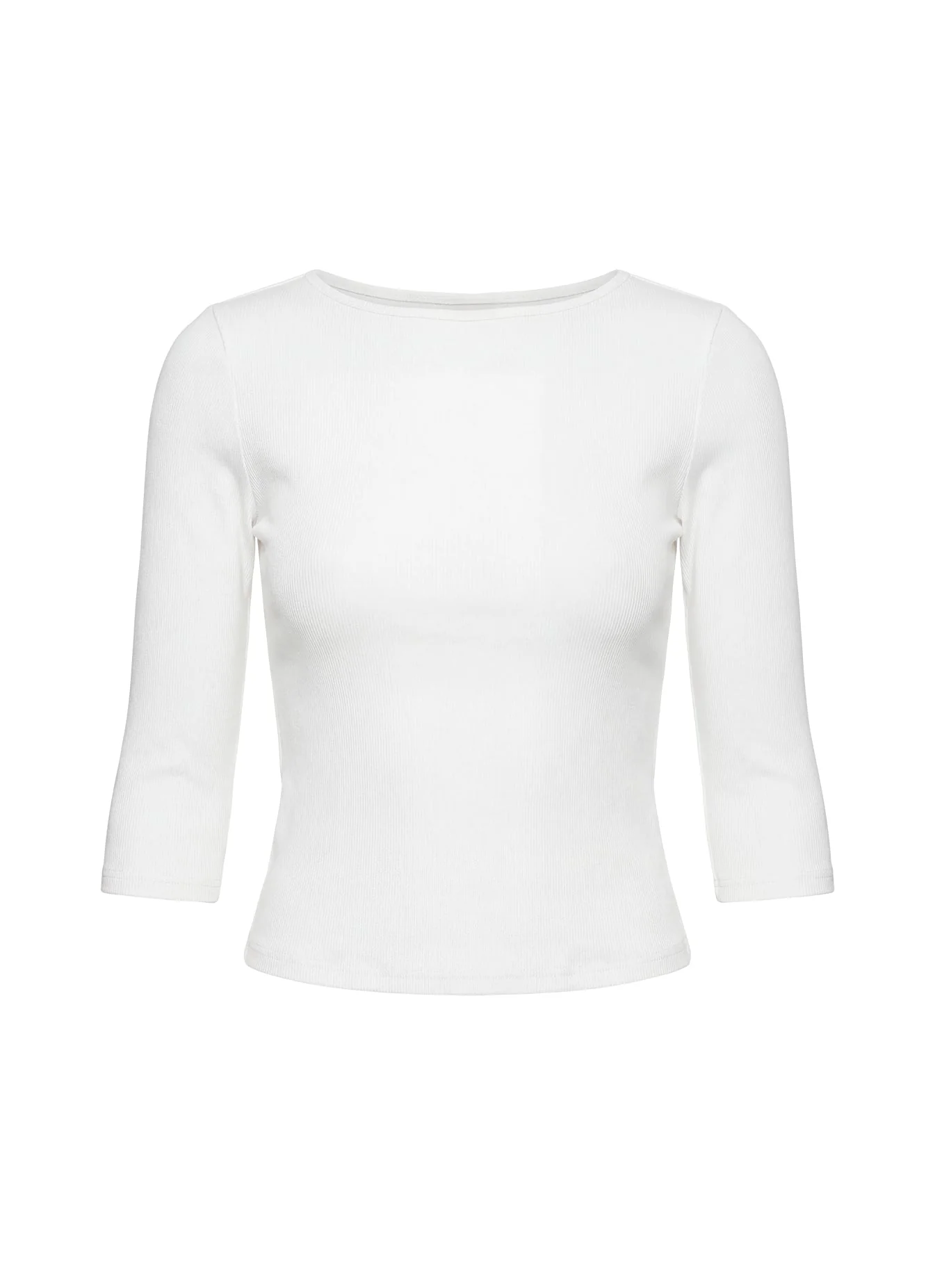 Elaia 3/4 Sleeve Top White - Image 15