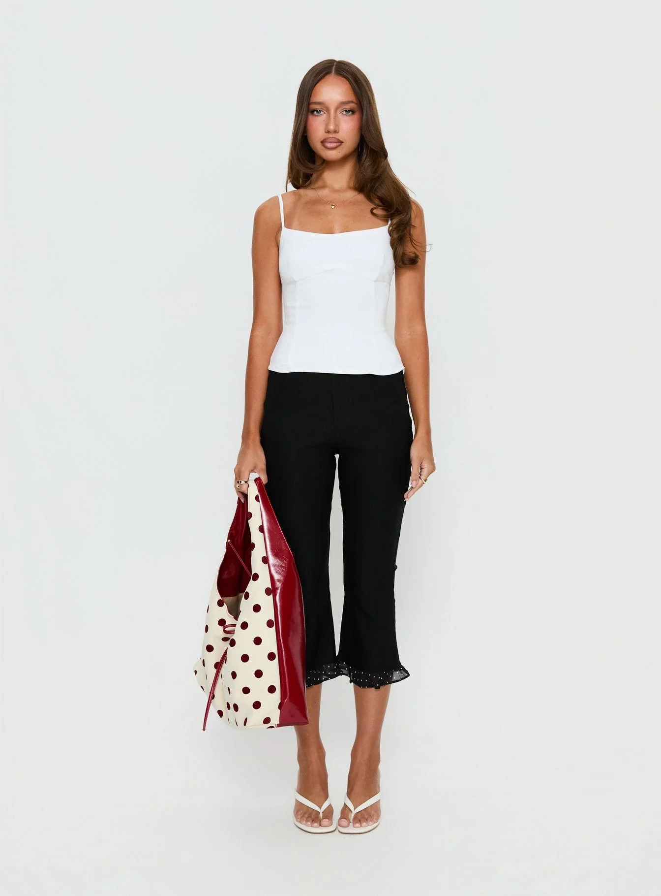 Elanah Structured Cami Top White - Image 7